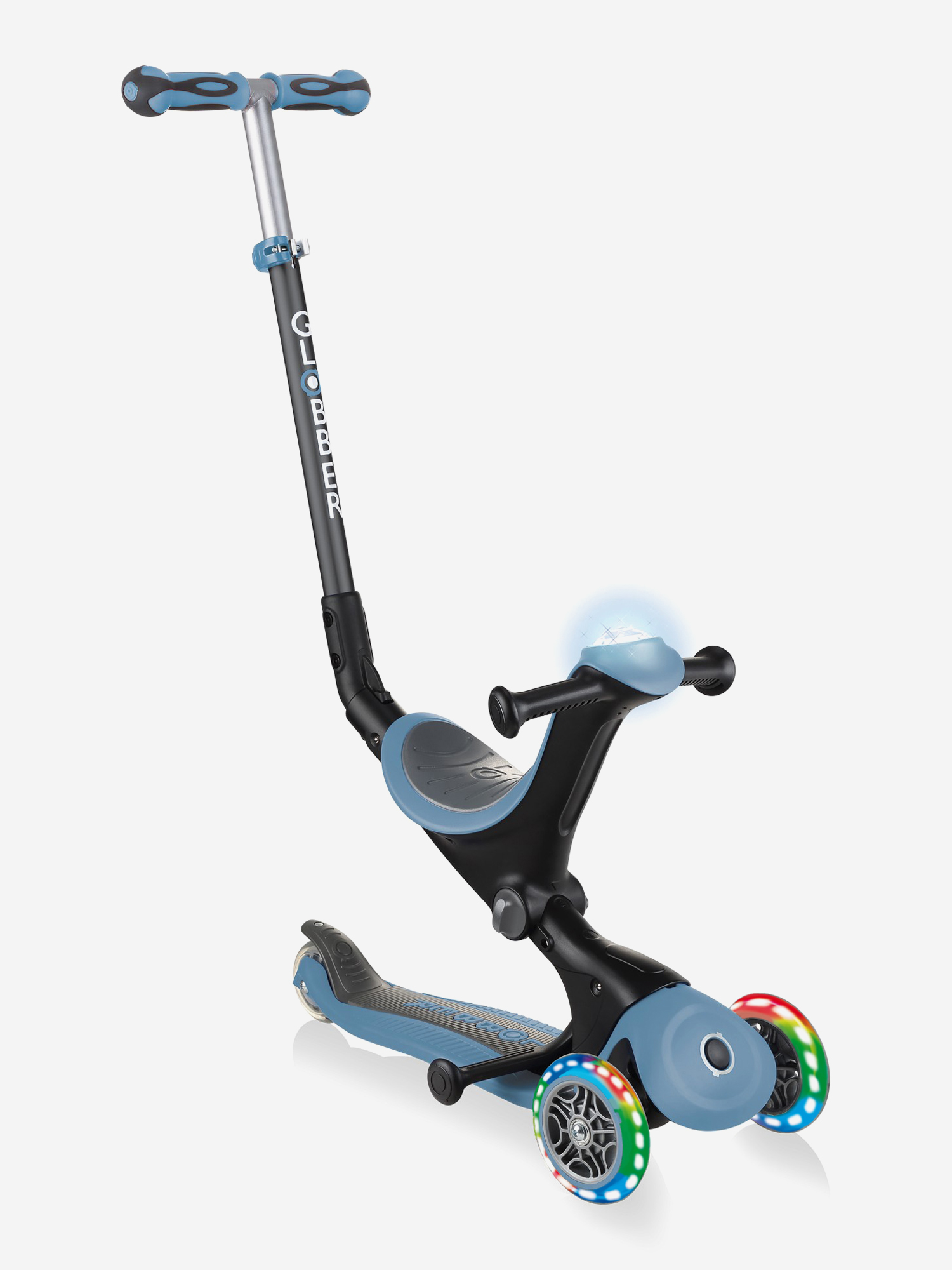 

Самокат Globber GO UP DELUXE PLAY LIGHT, Синий