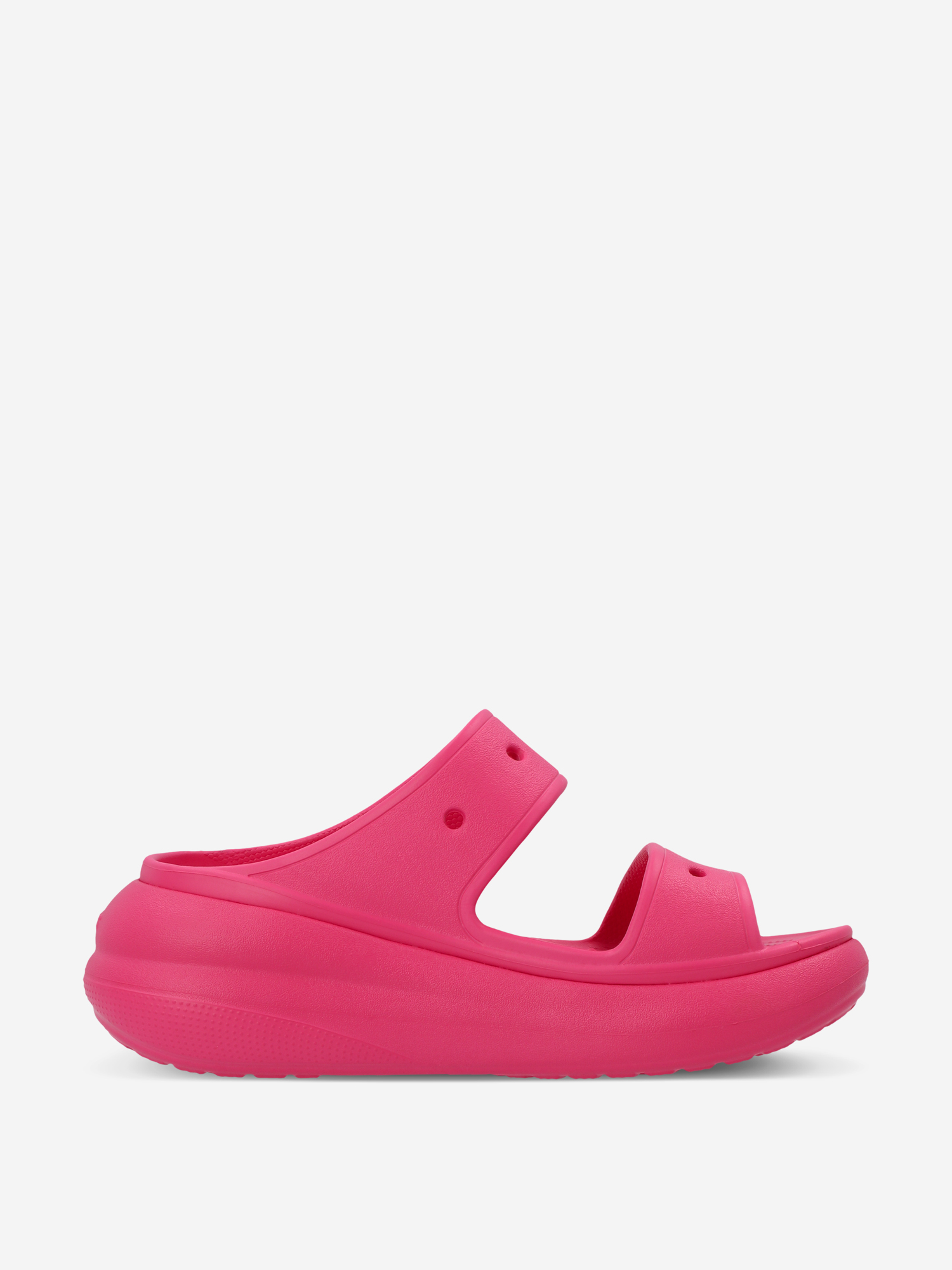 фото Шлепанцы crocs classic crush sandal, розовый