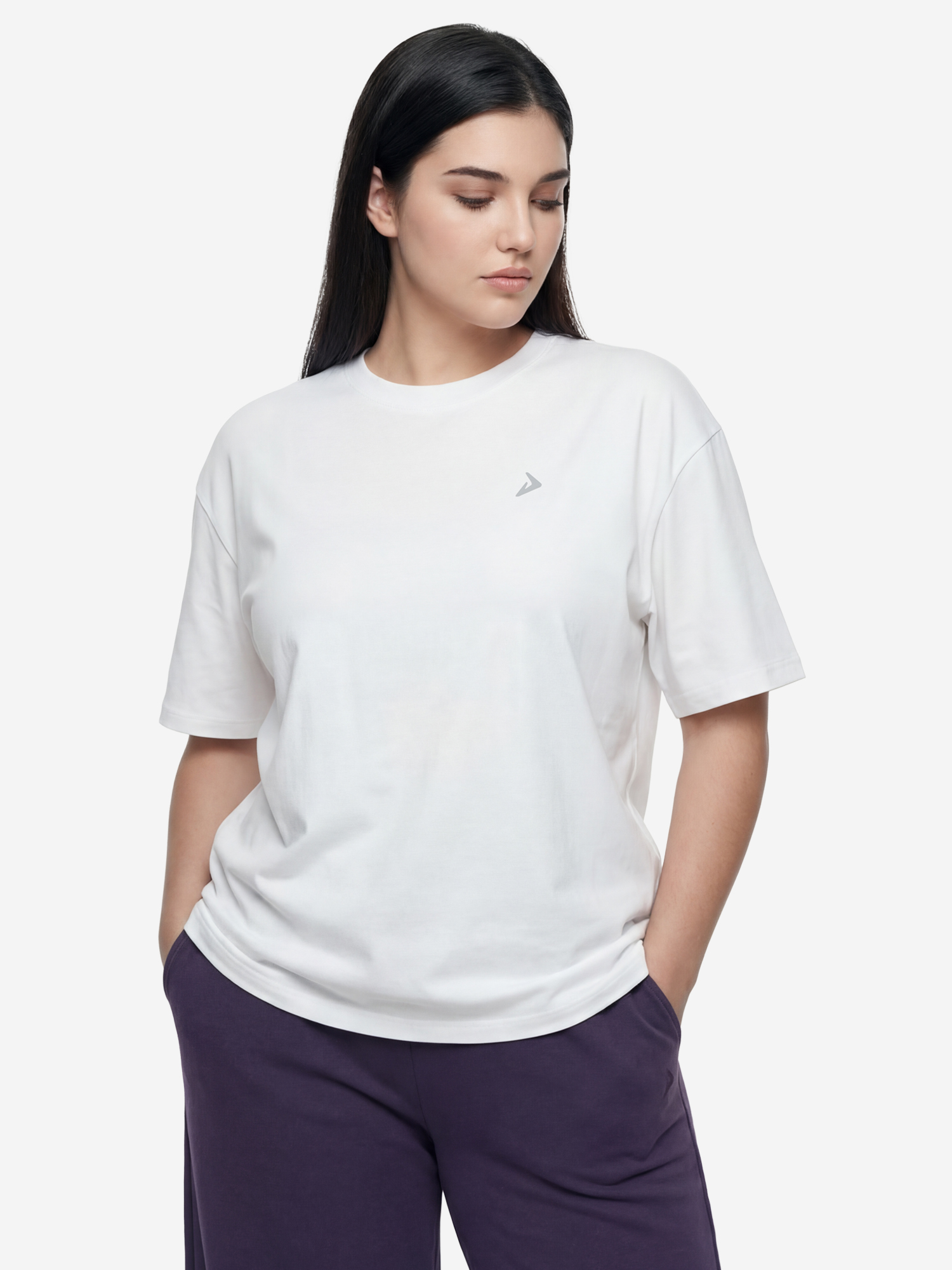 

Футболка женская Demix, Plus Size, Белый