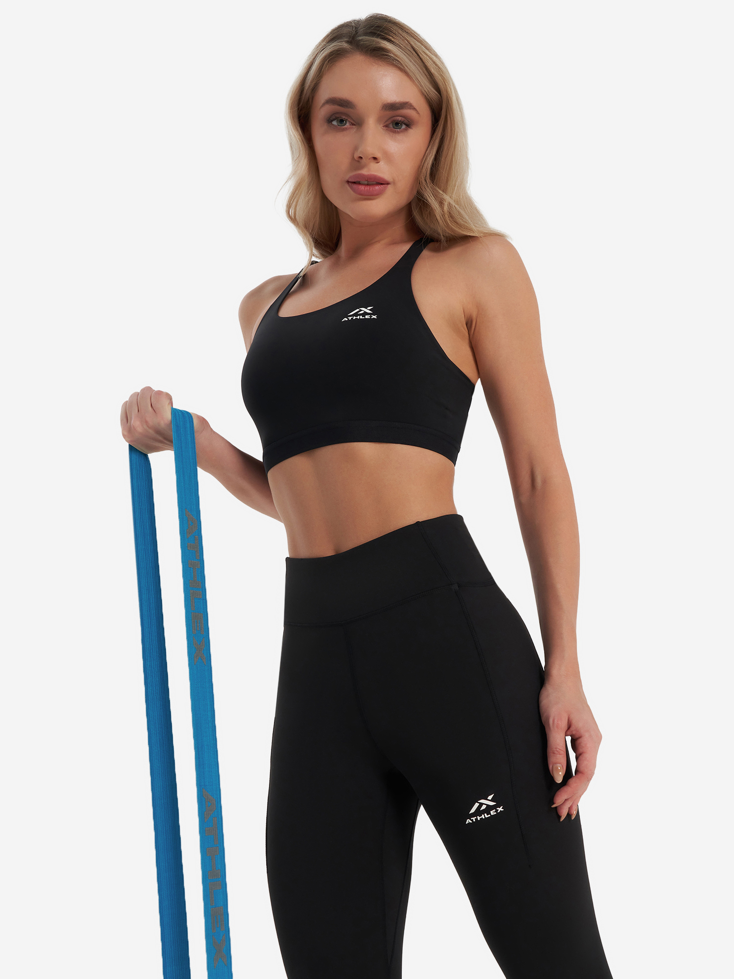 

Топ бра спортивный Athlex, Черный