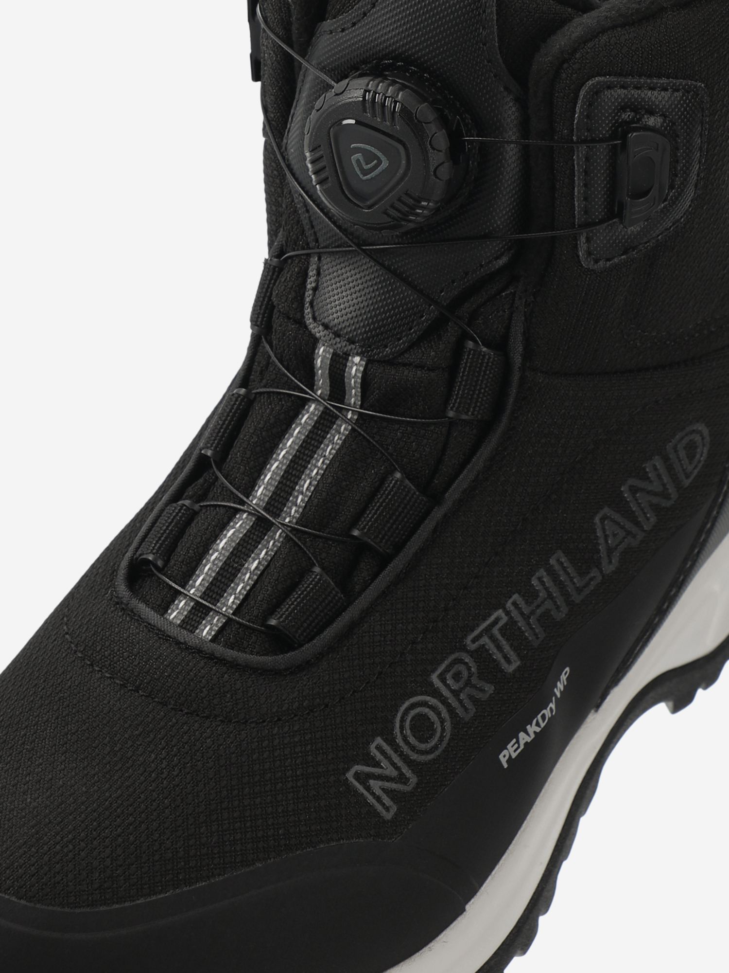 Ботинки утепленные для мальчиков Northland Moose High Boa, Черный