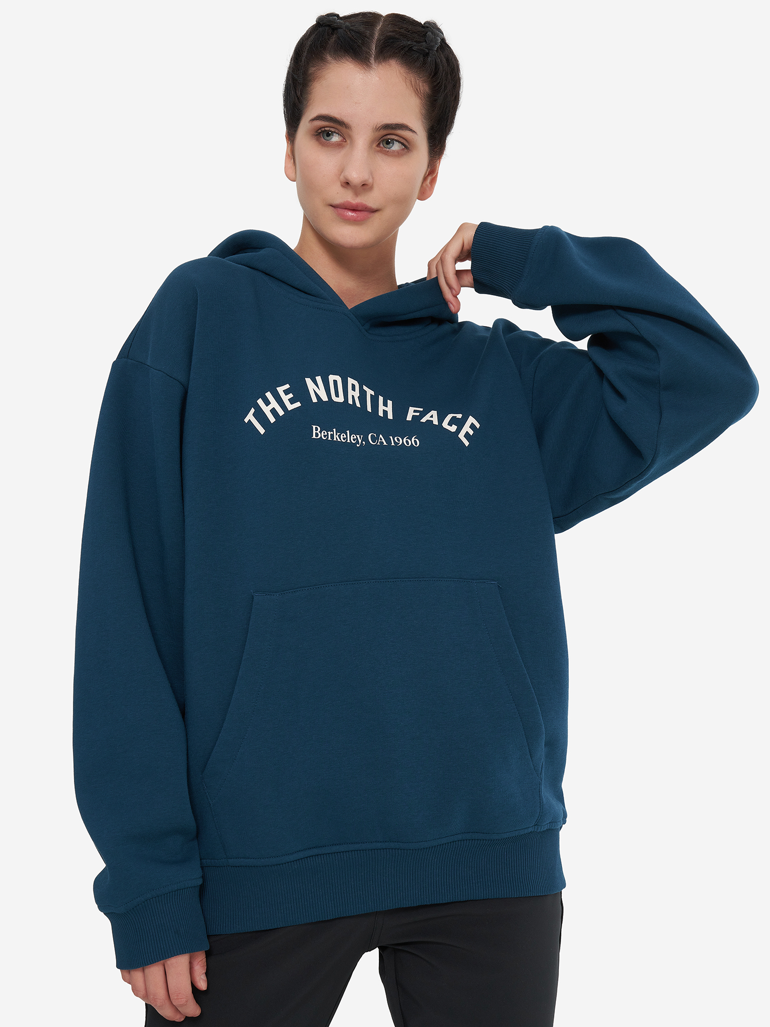 

Худи женская оверсайз The North Face Varsity Graphic, Синий