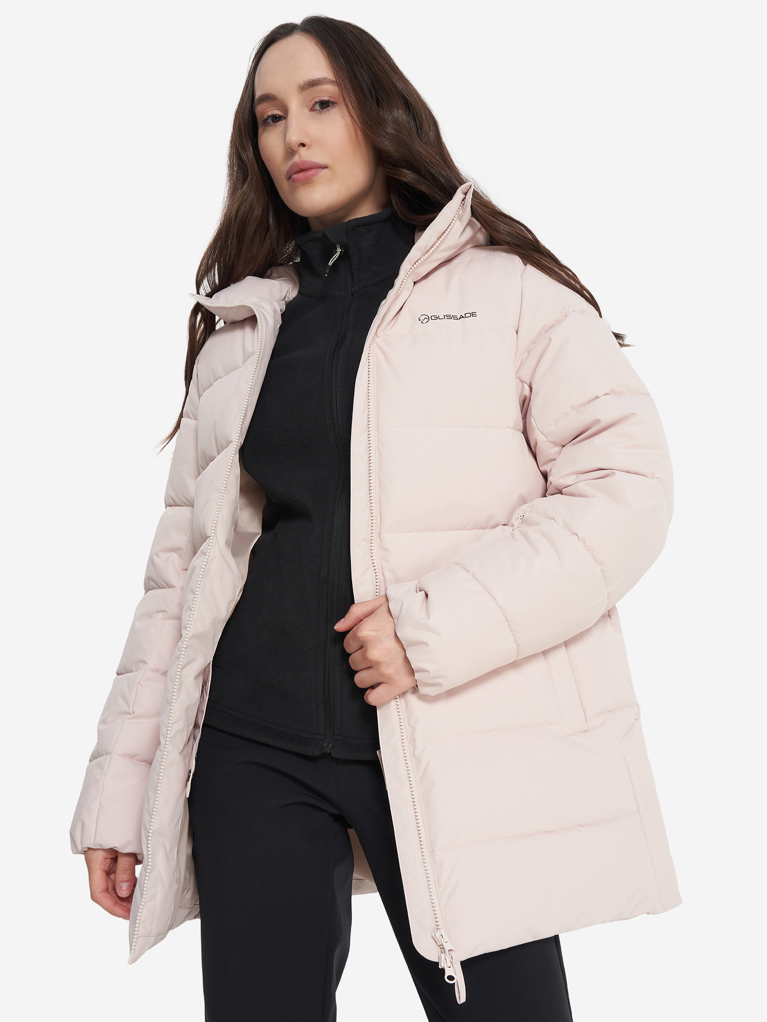 Пуховик женский Glissade Бежевый 9999₽