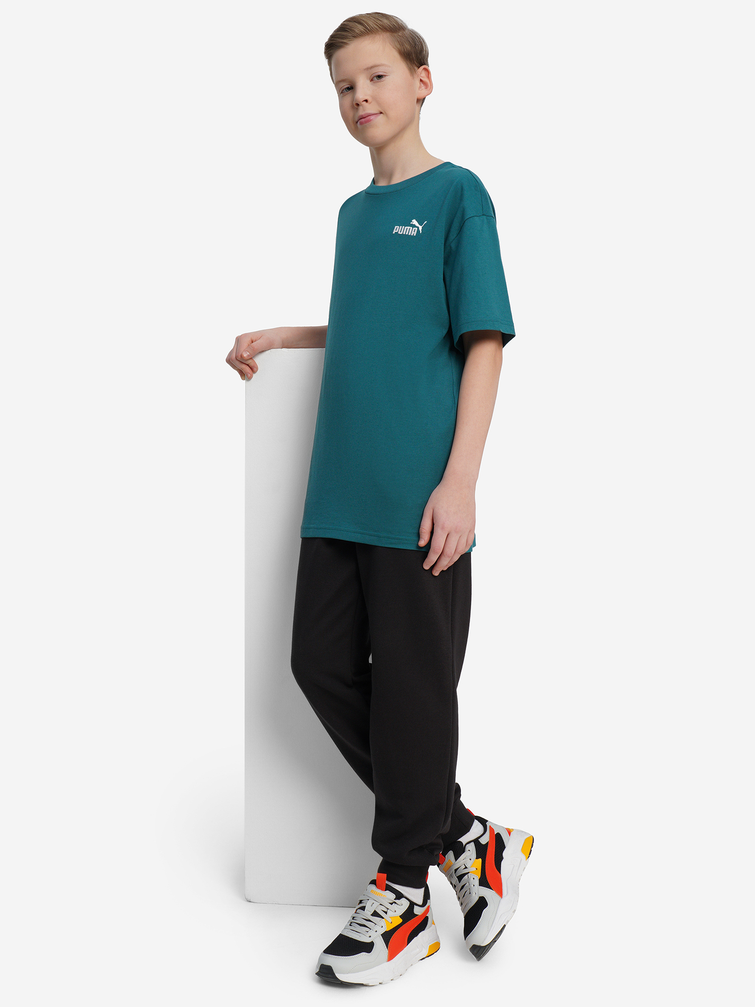Брюки для мальчиков PUMA Ess Logo Lab Story 2, Черный 4