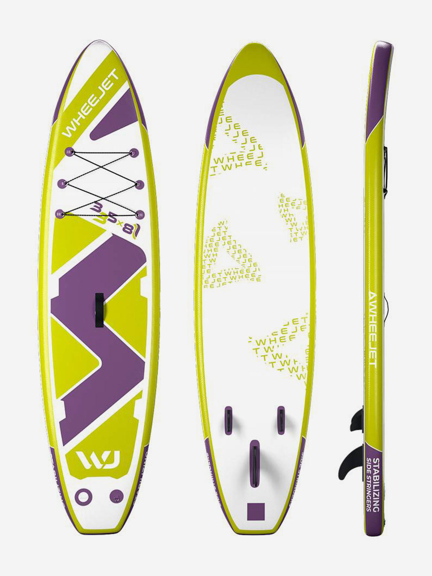 

Надувная SUP доска WheeJet TWILIGHT 11'0", Желтый