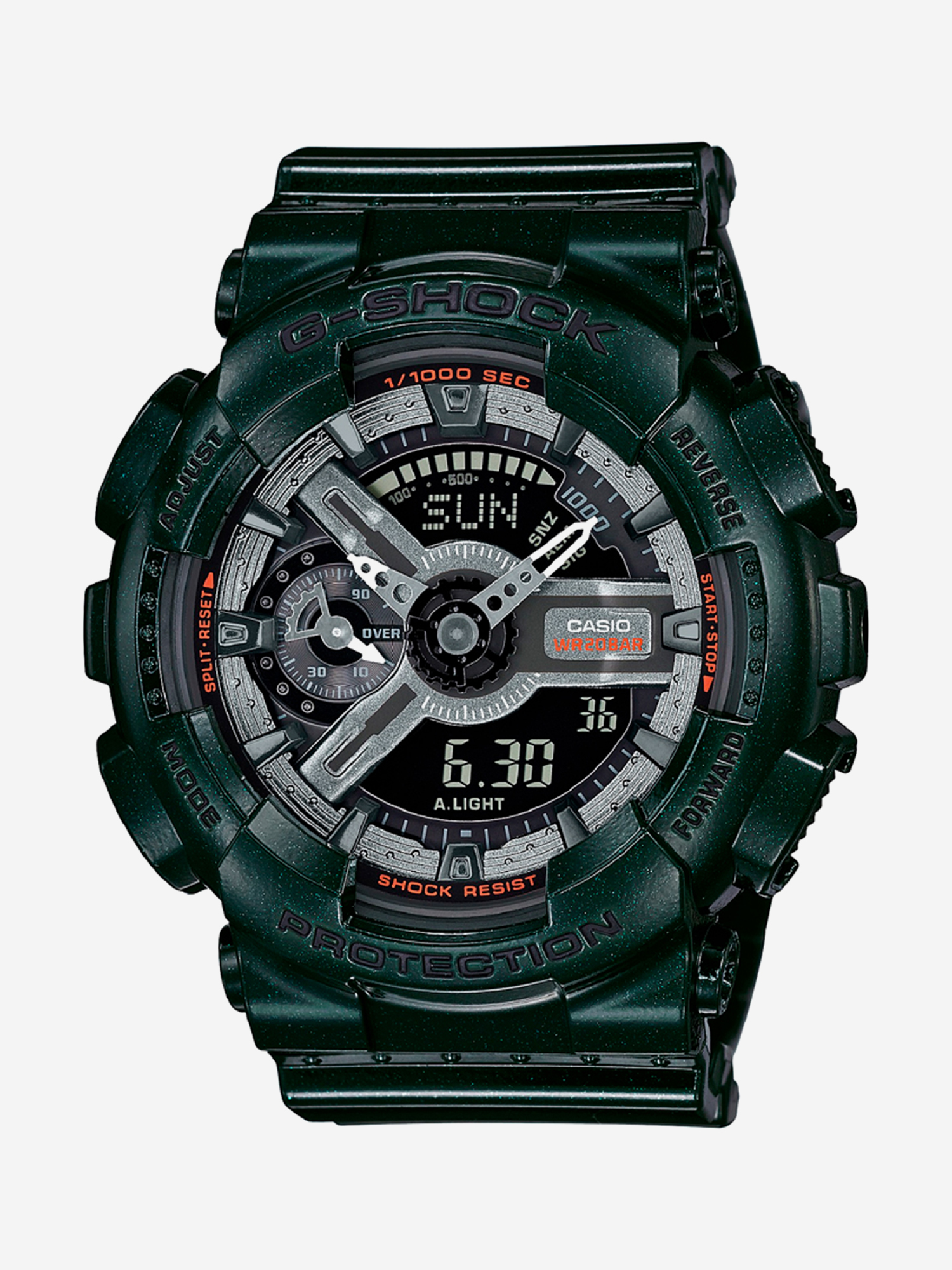 

Спортивные часы CASIO GMA-S110MC-3A, Зеленый