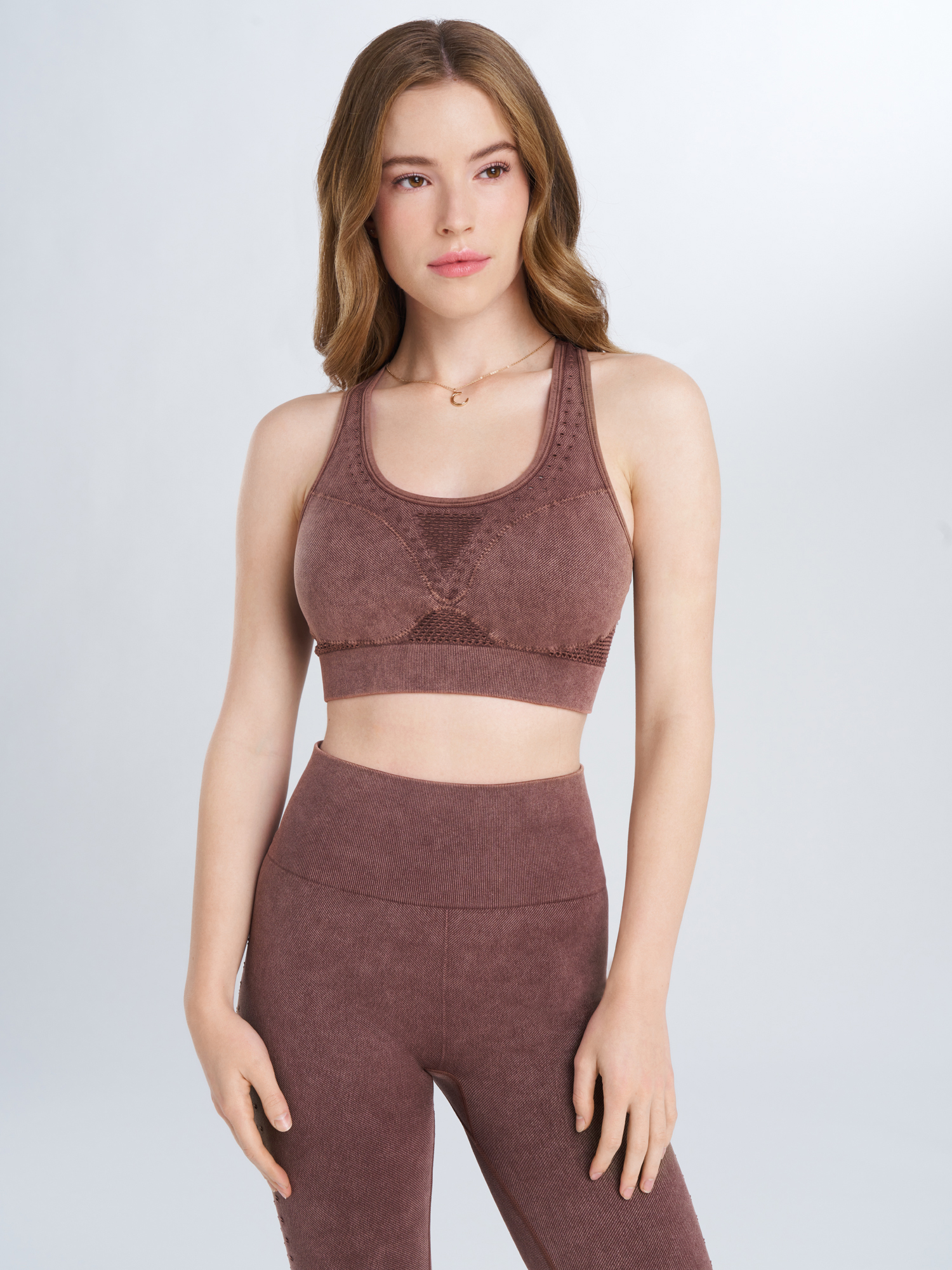 

Топ бра спортивный Sensana, Коричневый