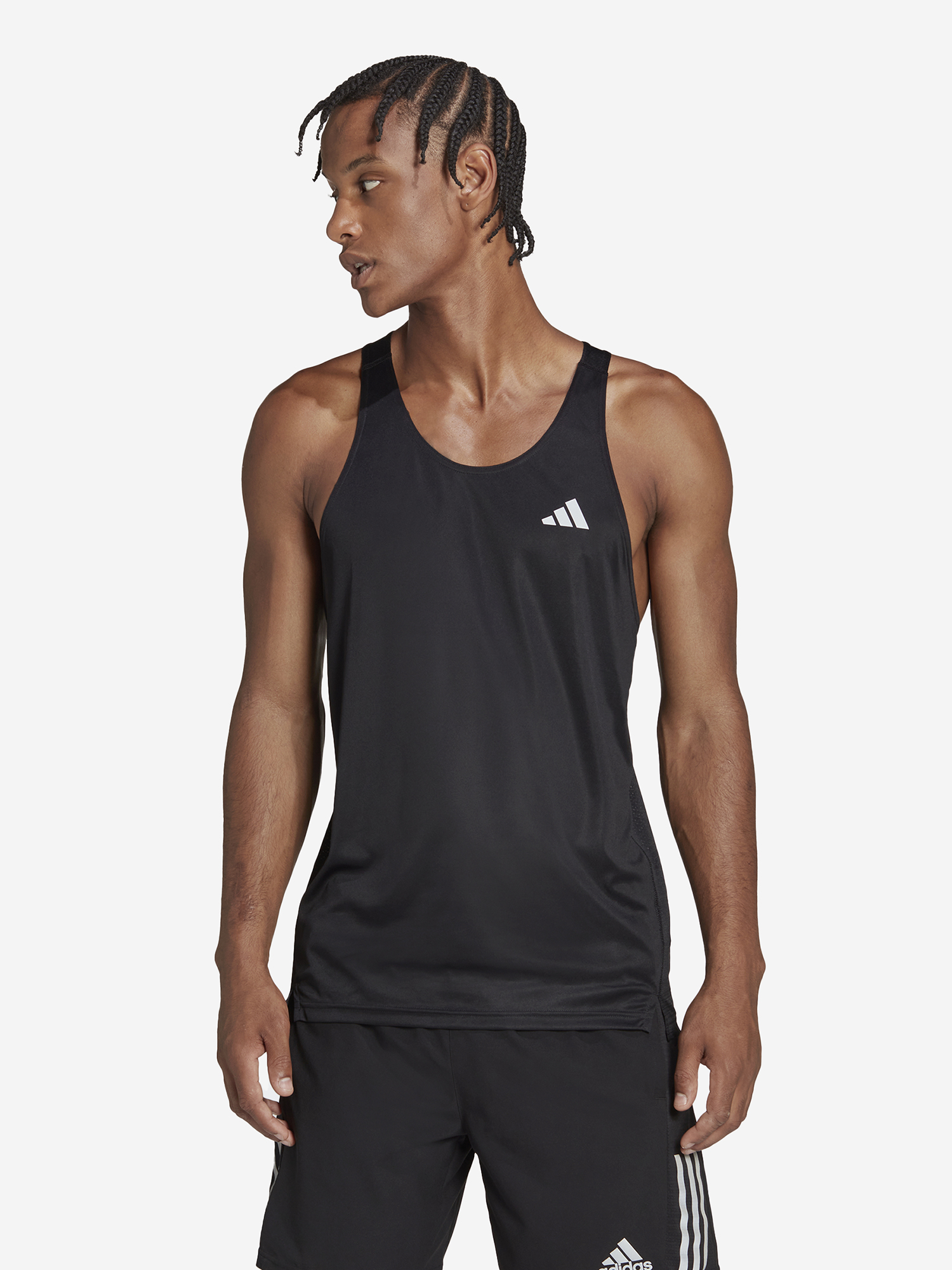 Майка мужская adidas Singlet, Черный ветровка мужская adidas