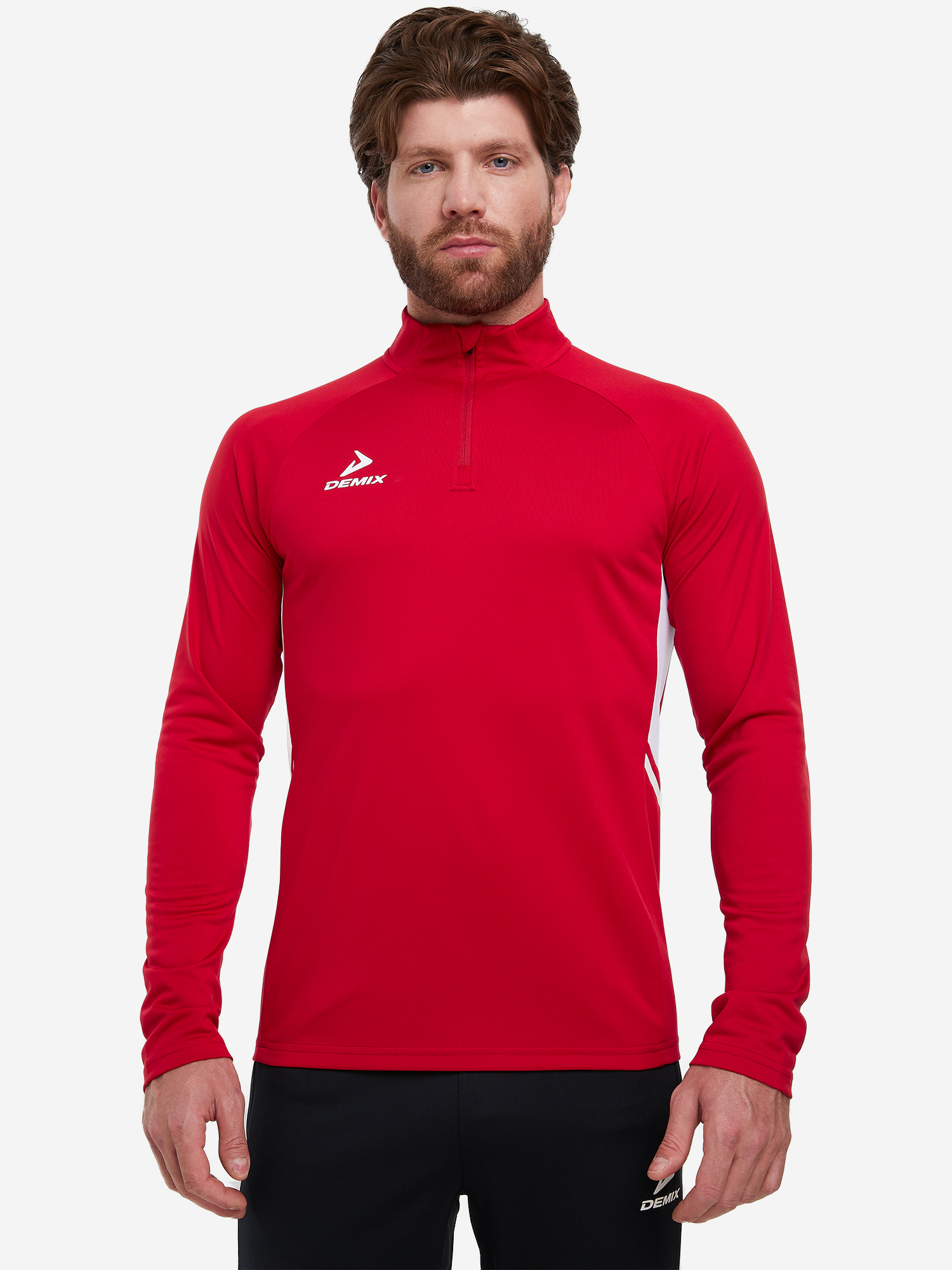 Изображение товара Футбольный джемпер мужской Demix Midfielder с молнией и технологией MOVI-tex Изображение товара Футбольный джемпер мужской Demix Midfielder с молнией и технологией MOVI-tex
