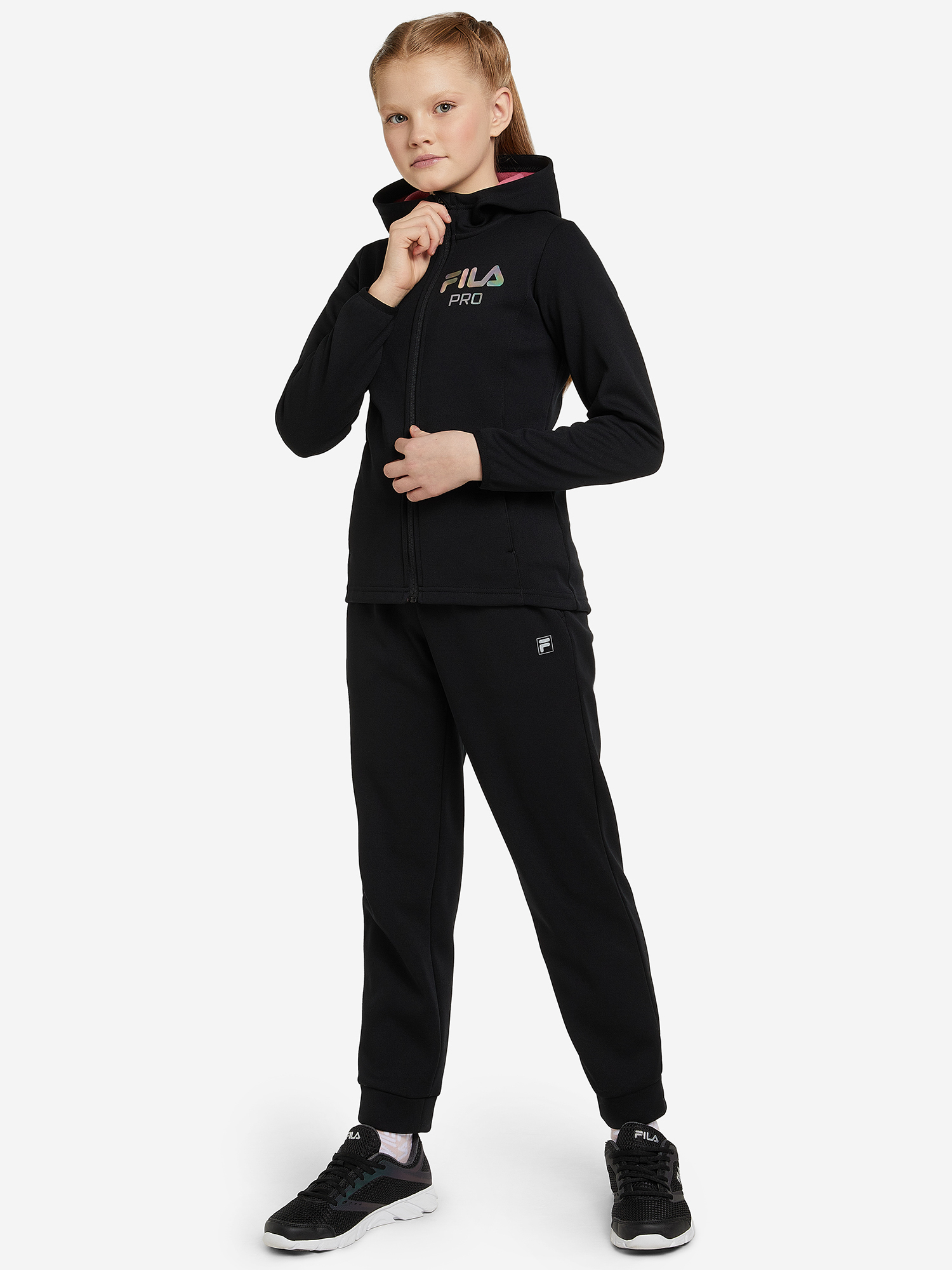 

Спортивный костюм для девочек FILA, Черный