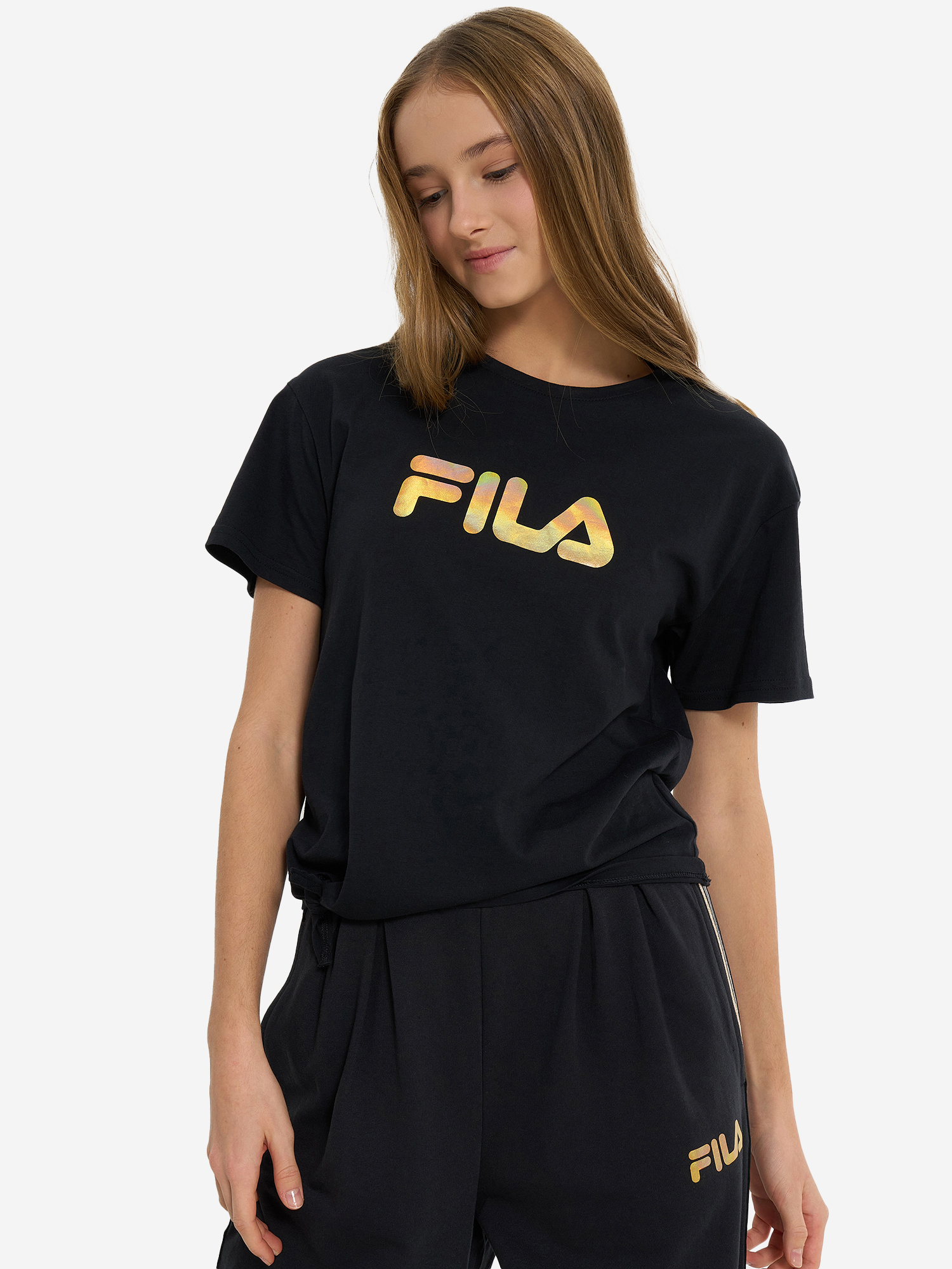 

Футболка для девочек FILA, Черный