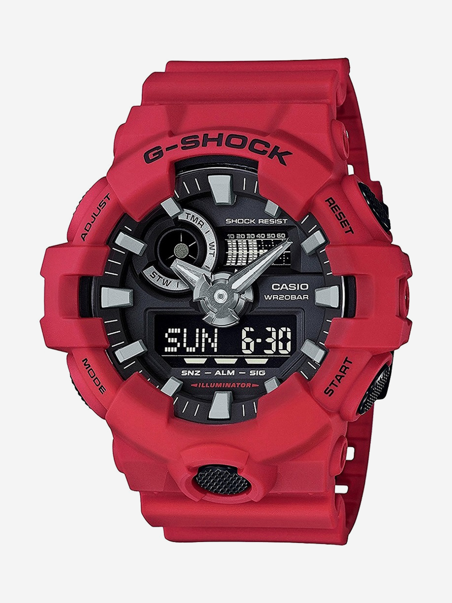 

Спортивные часы Casio GA-700-4A, Красный