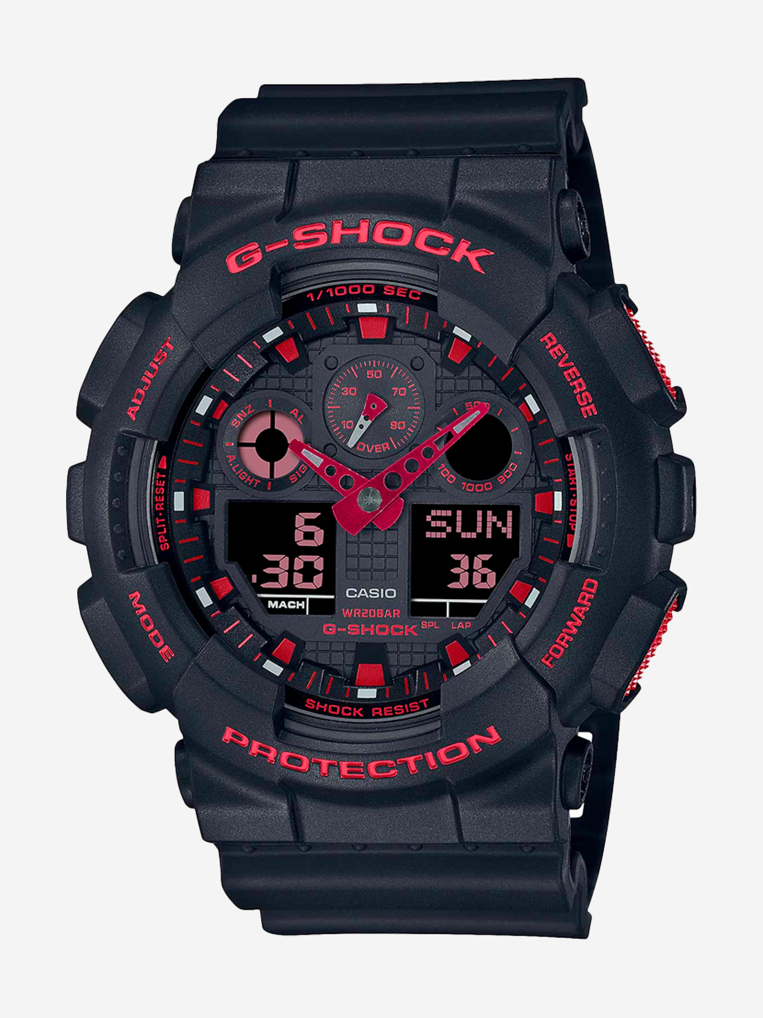 

Спортивные часы CASIO GA-100BNR-1A, Черный