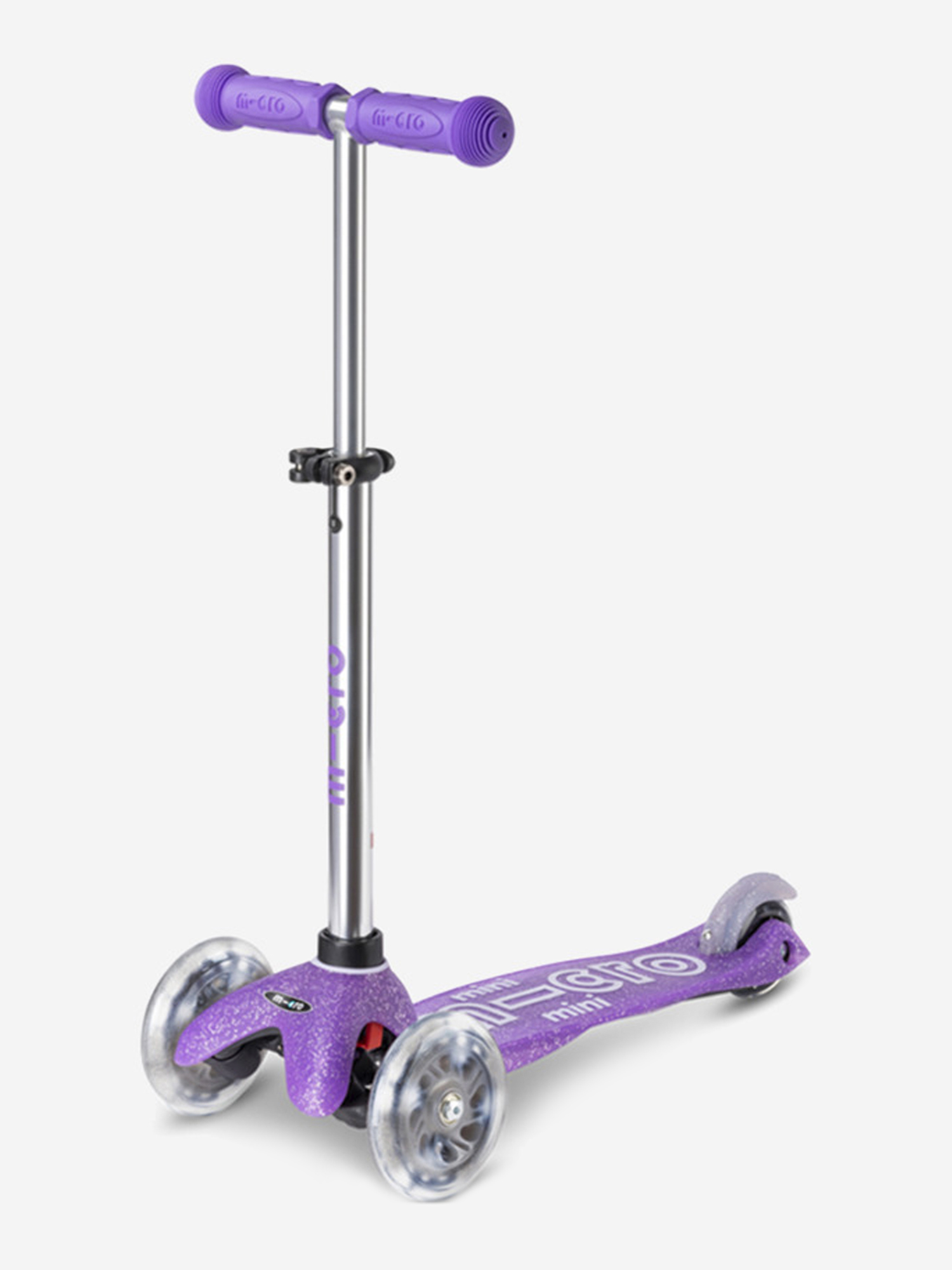 Изображение товара Самокат Micro Mini Deluxe LED Блестящий сиреневый 2024