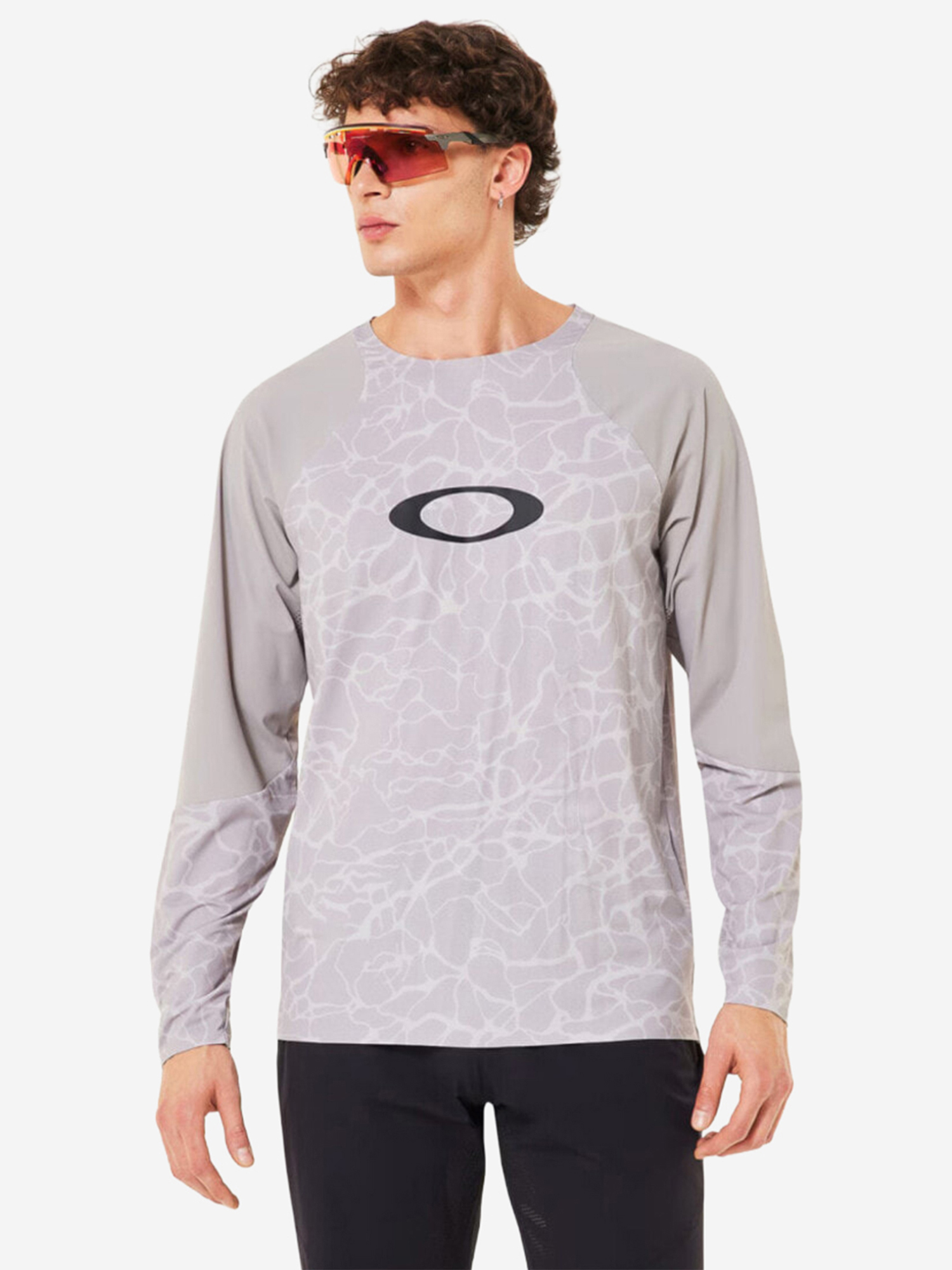 Изображение товара Джерси Oakley Seeker Airline LS для велоспорта и BMX, Мужское серое