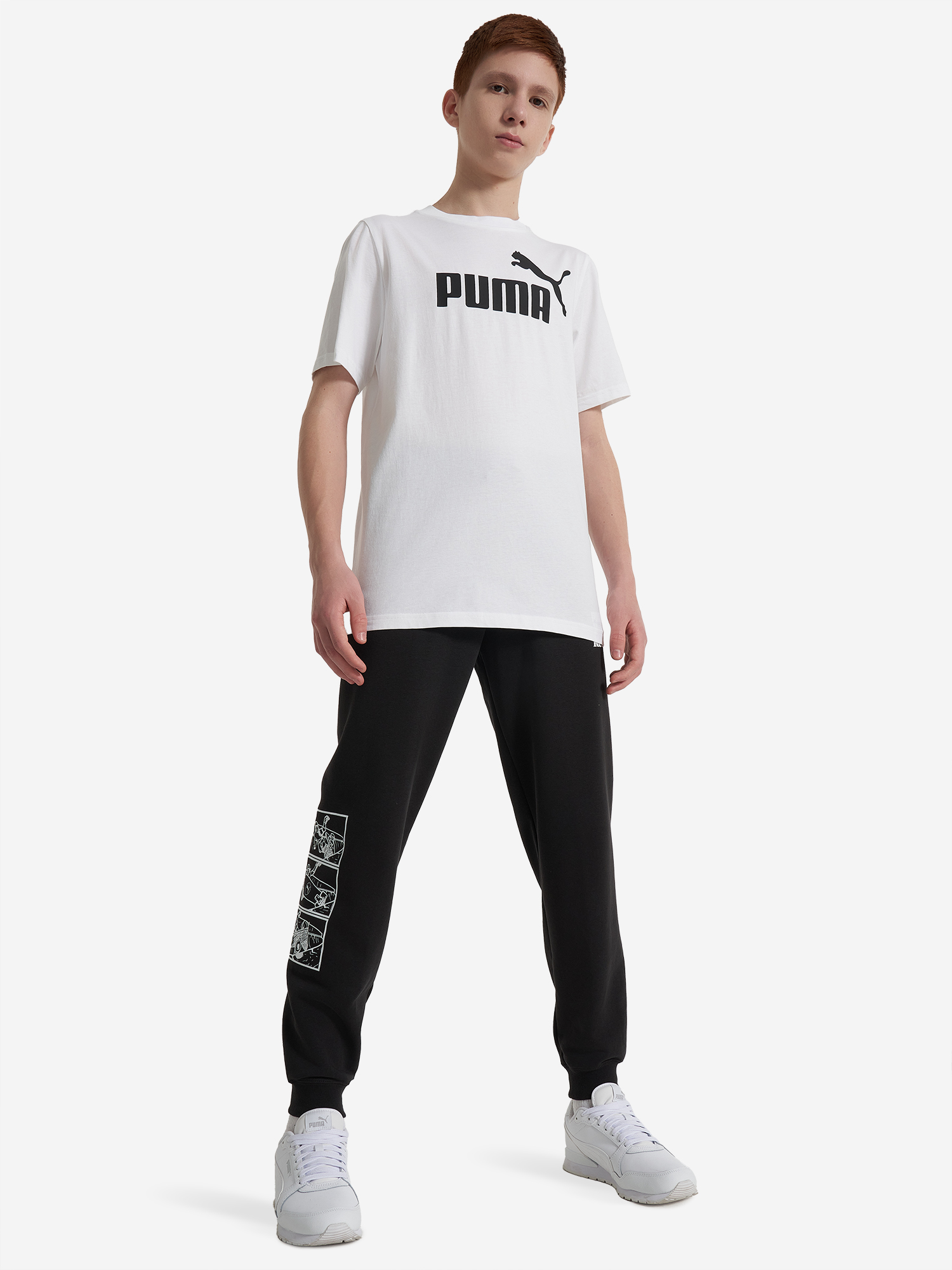 Футболка детская PUMA No. 1 Logo, Белый