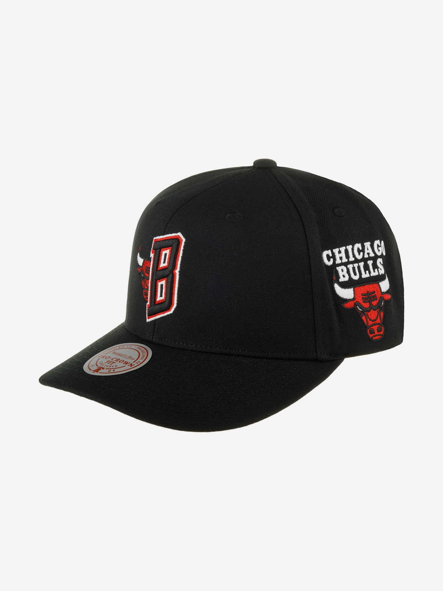 Бейсболка MITCHELL NESS HHSS6580-CBUYYPPPBLCK Chicago Bulls NBA (черный), Черный 59-204XDOXM4K-09, размер Без размера - фото 1