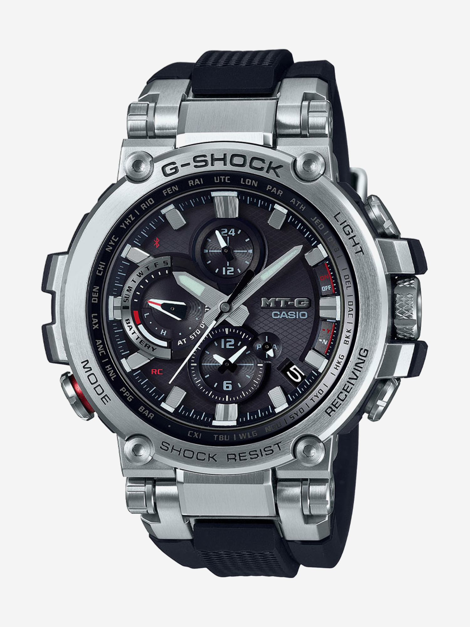 

Наручные часы Casio G-SHOCK MTG-B1000-1A, Серебряный
