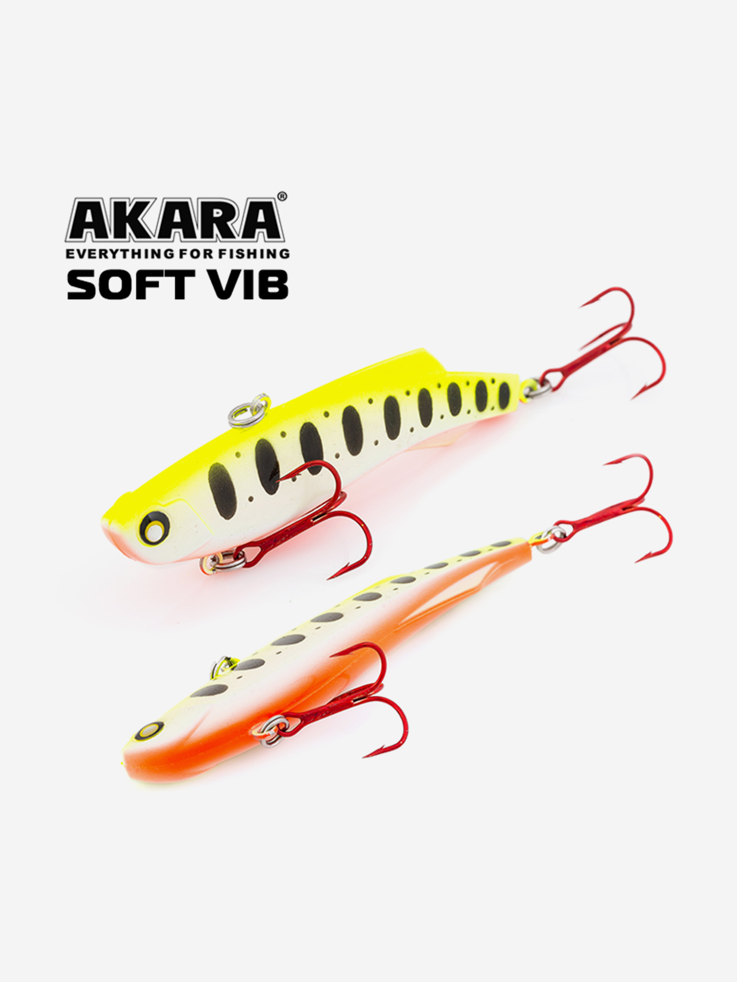 Изображение товара Воблер ратлин Akara Soft Vib 75мм 17г A142 виб зимний на щуку, судака