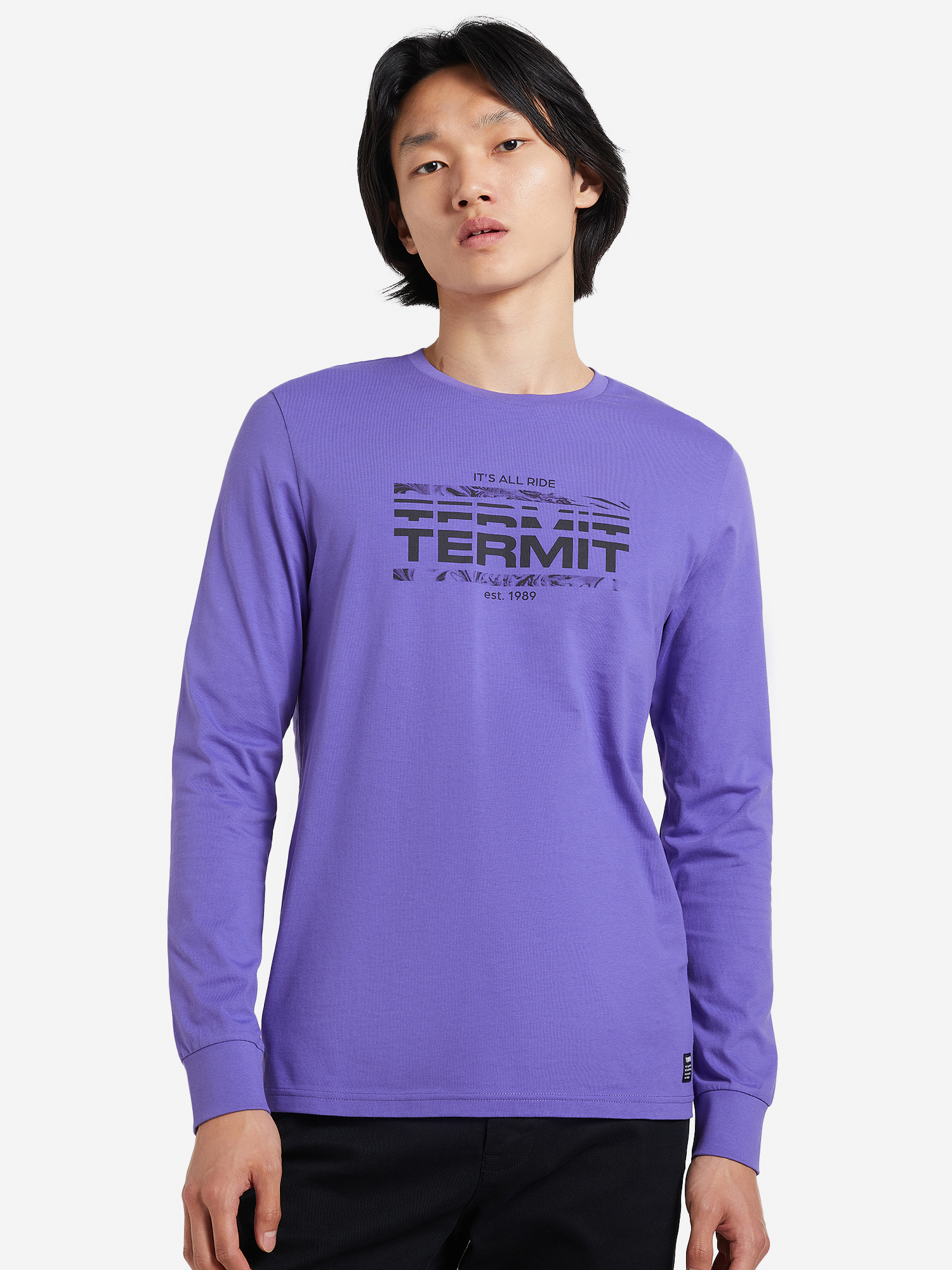 

Лонгслив мужской Termit, Фиолетовый