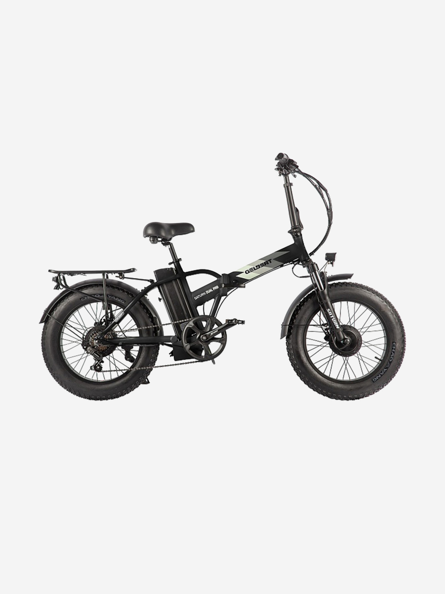 Изображение товара Электровелосипед Gelbert Saturn Dual PRO черный для взрослых велоспорт