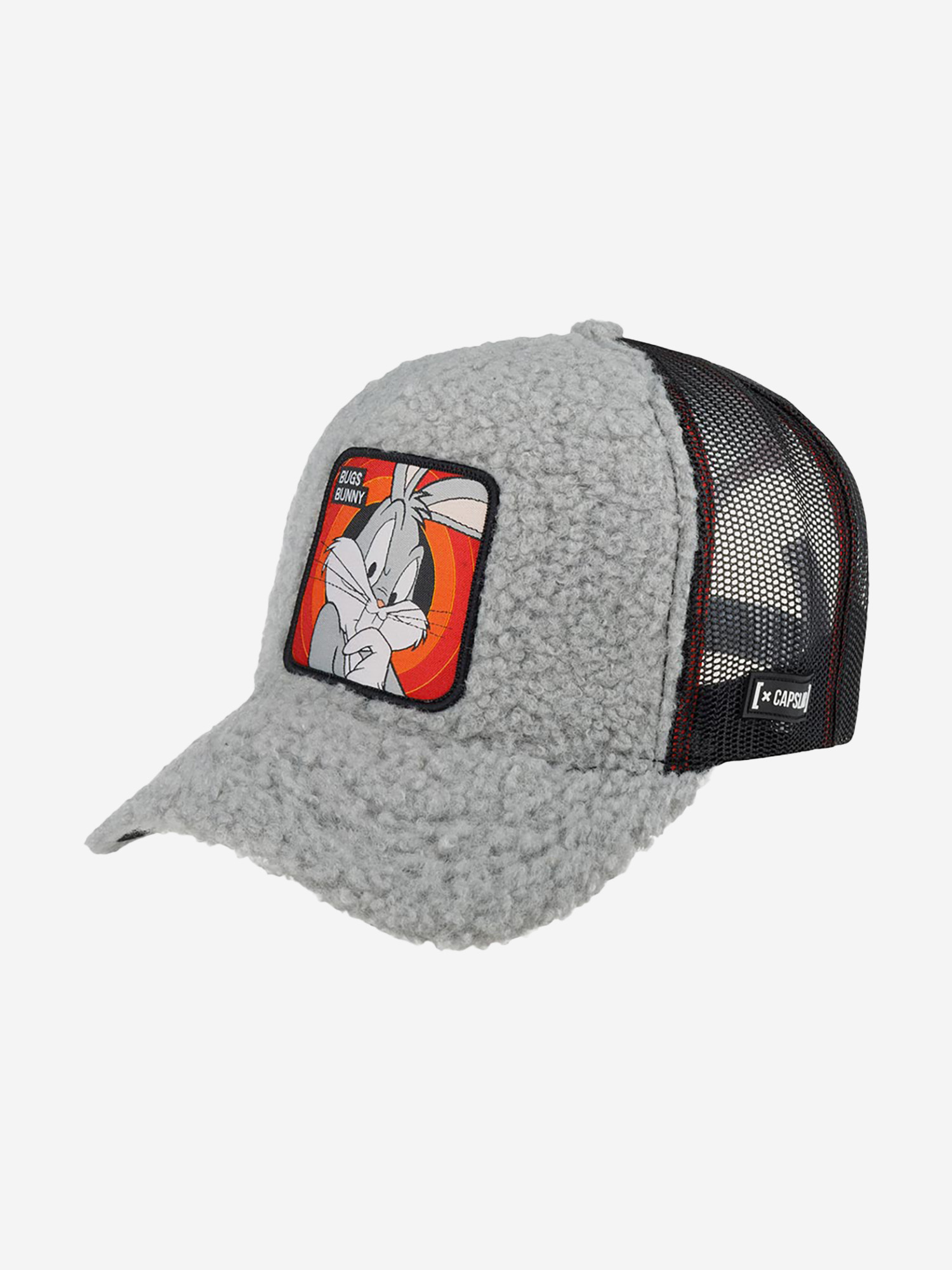 

Бейсболка с сеточкой CAPSLAB CL/LOO/FUR1/BUG2 Looney Tunes Bugs Bunny (серый), Серый