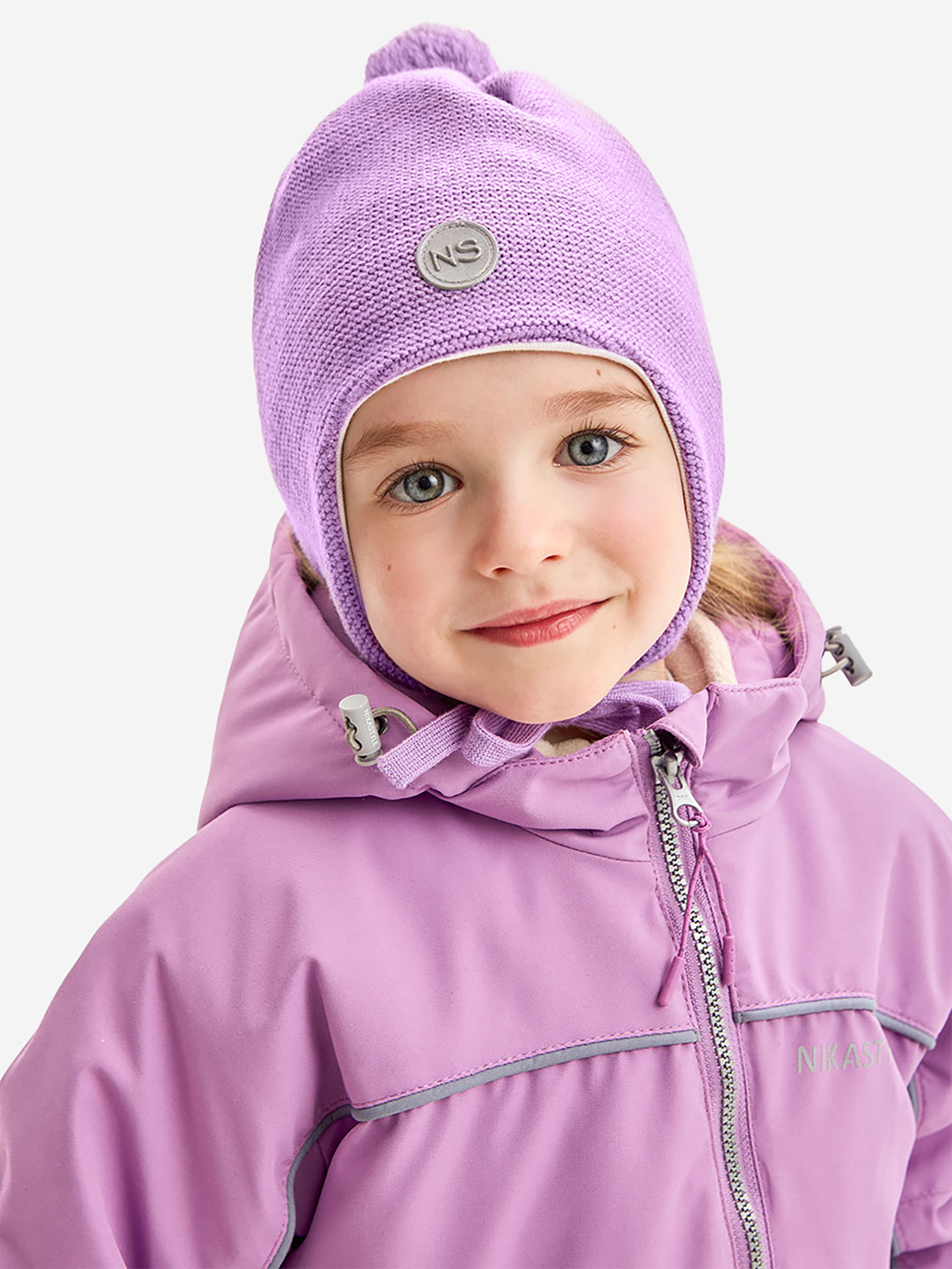 Изображение товара NIKASTYLE Шапка Лаванда демисезон женская спортивный стиль