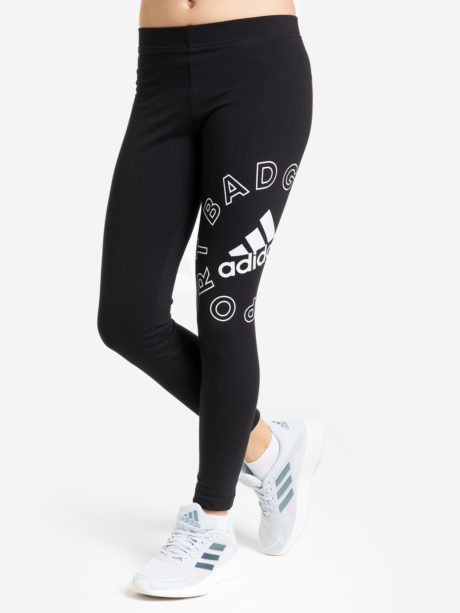 

Легинсы для девочек adidas Logo, Черный