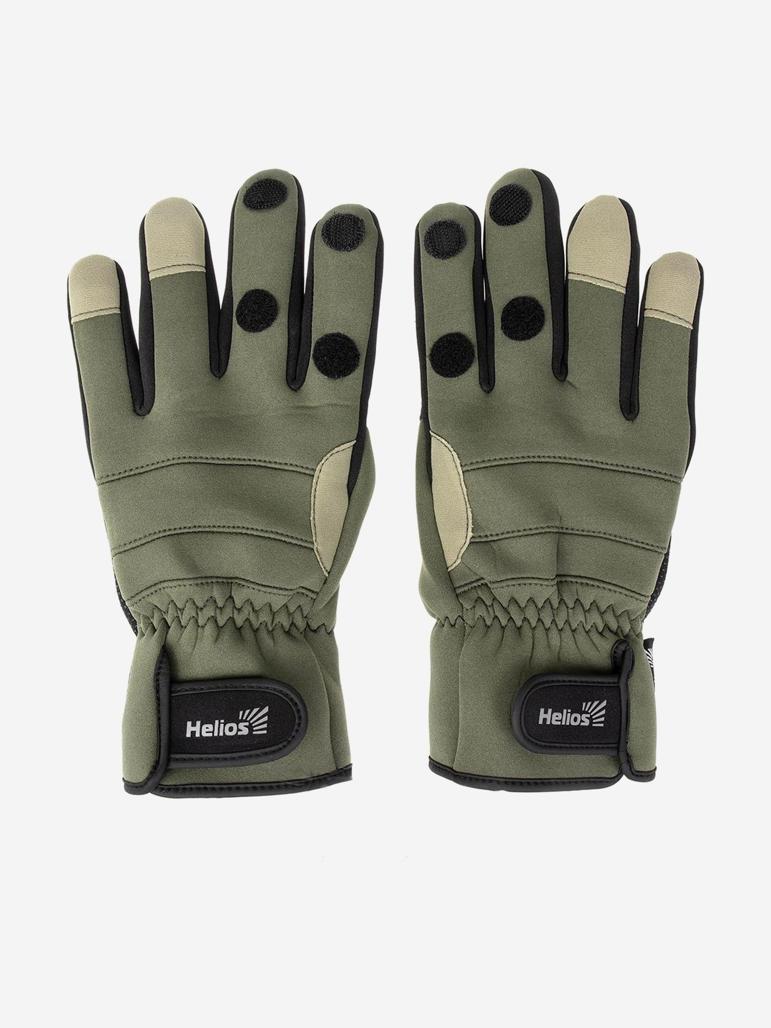 Изображение товара Перчатки для рыбалки и охоты Helios FISHER неопреновые на липучке зимние