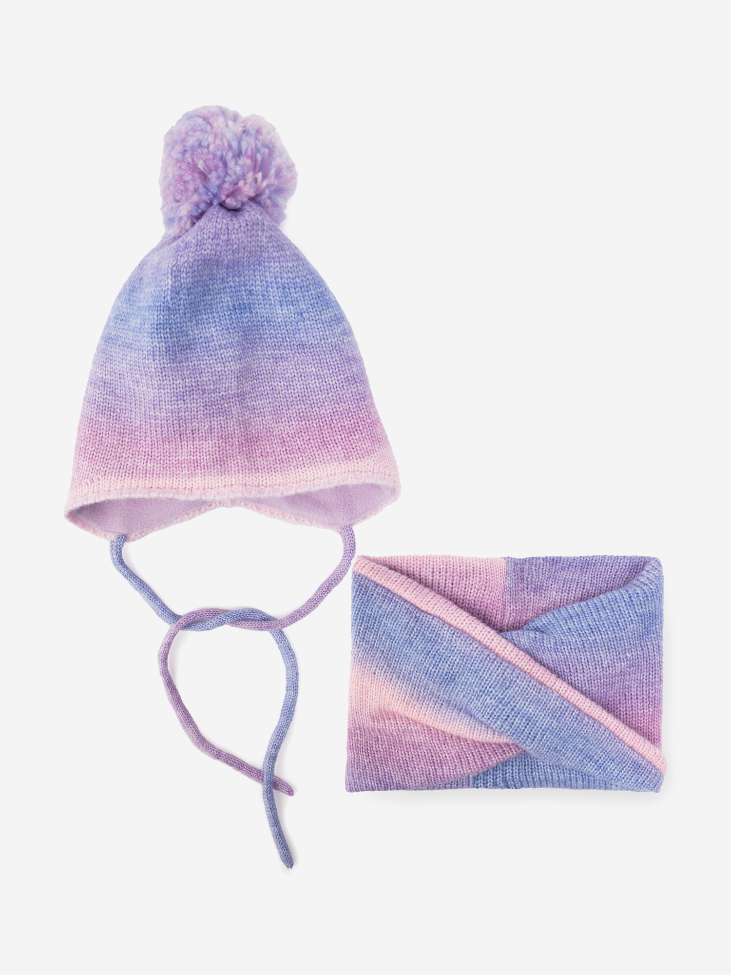 Изображение товара Комплект для девочки: шапка и снуд PlayToday