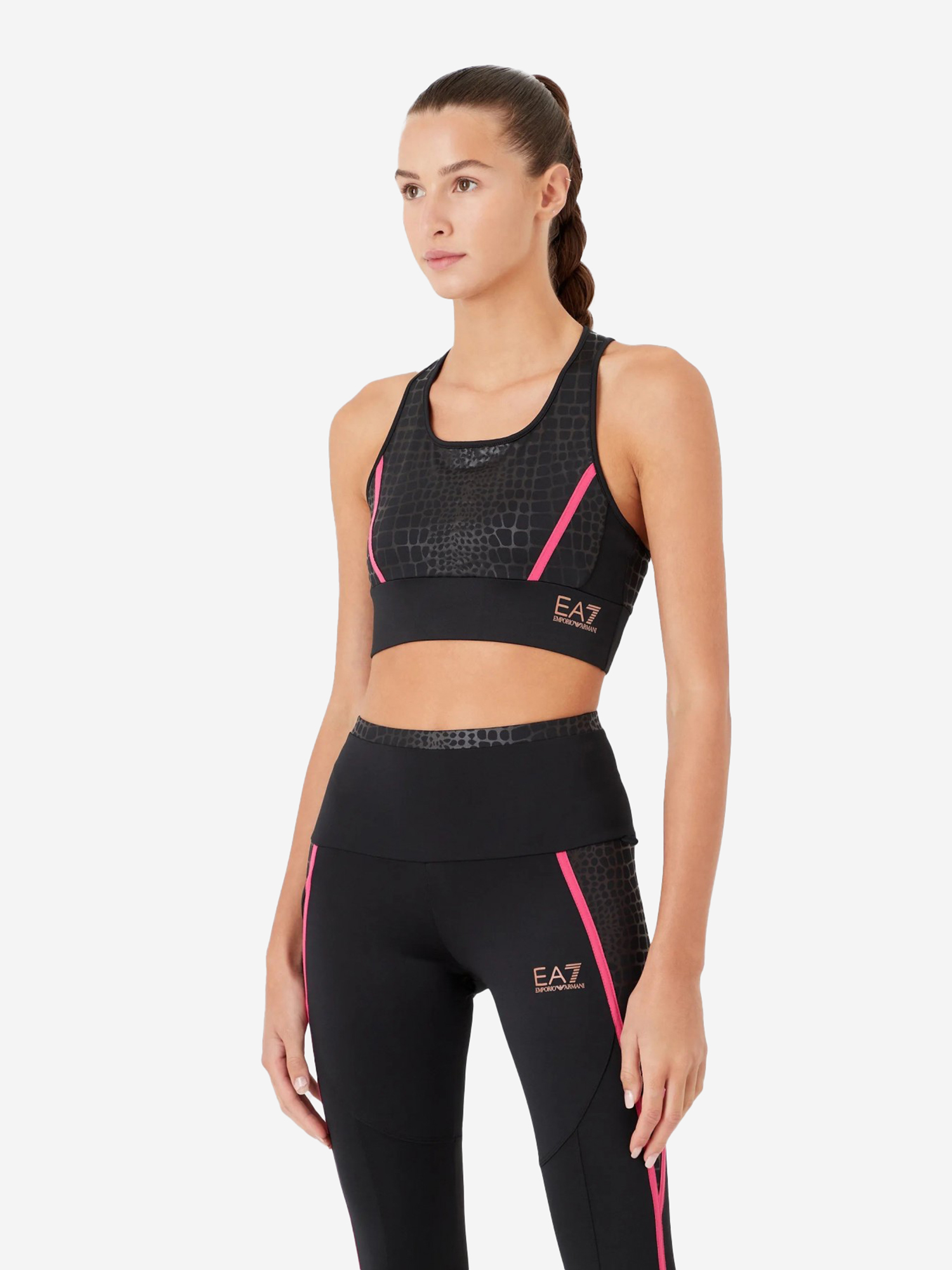 

Топ женский EA7 Sport Bra, Черный