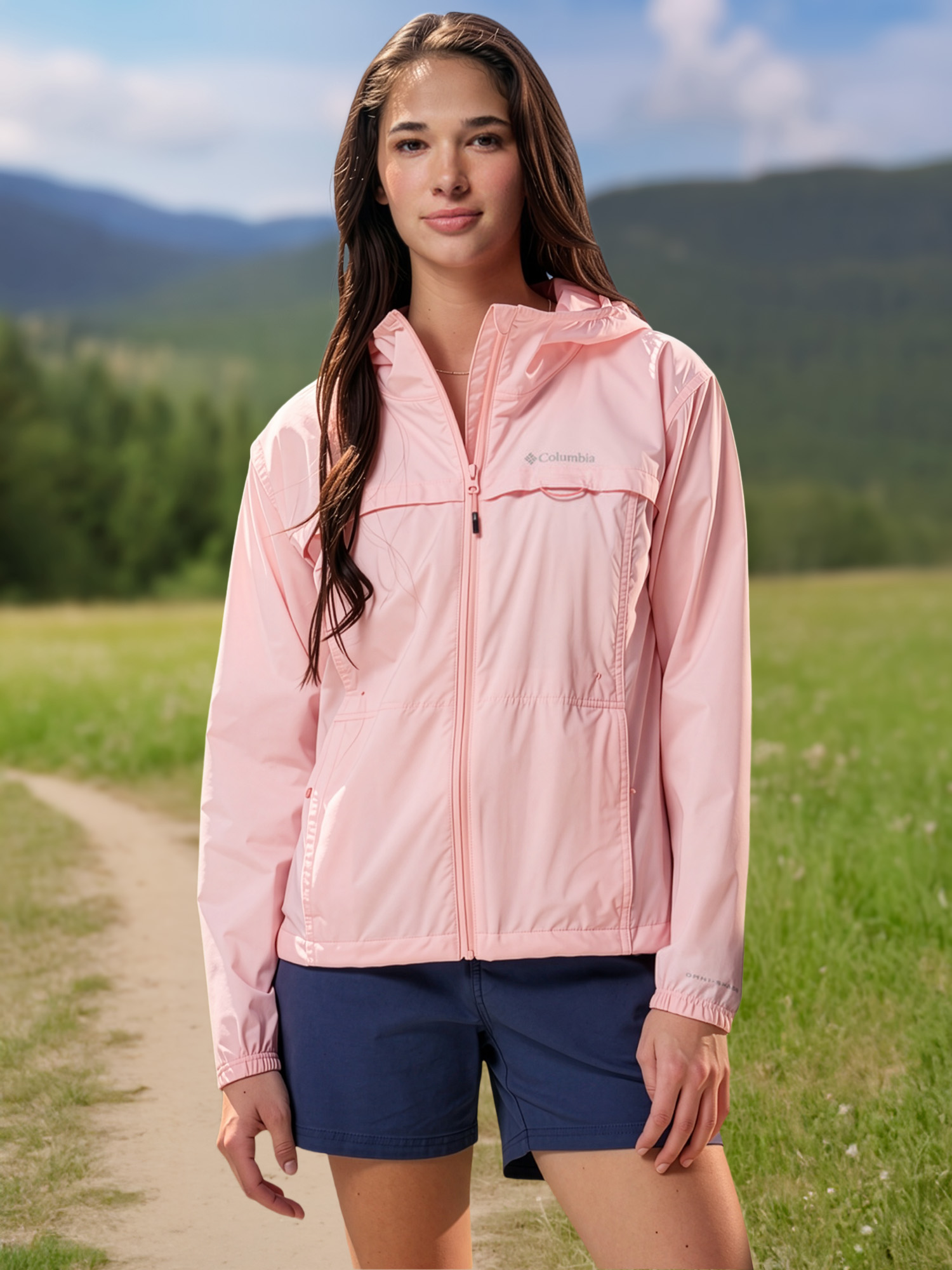 Изображение товара Женская ветровка Columbia Crested Canyon Windbreaker демисезонная для походов