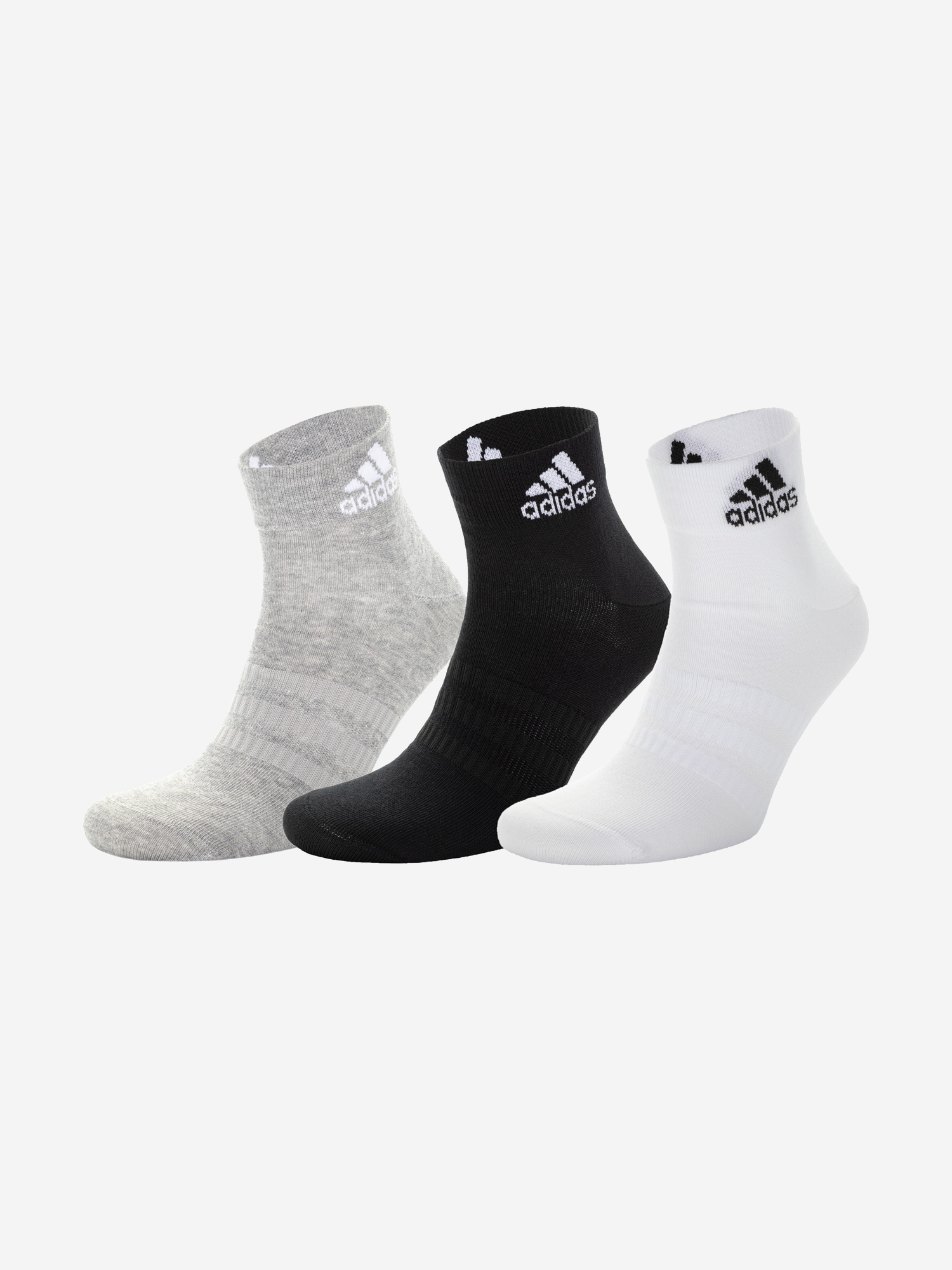 

Носки adidas Light Ank, 3 пары, Серый