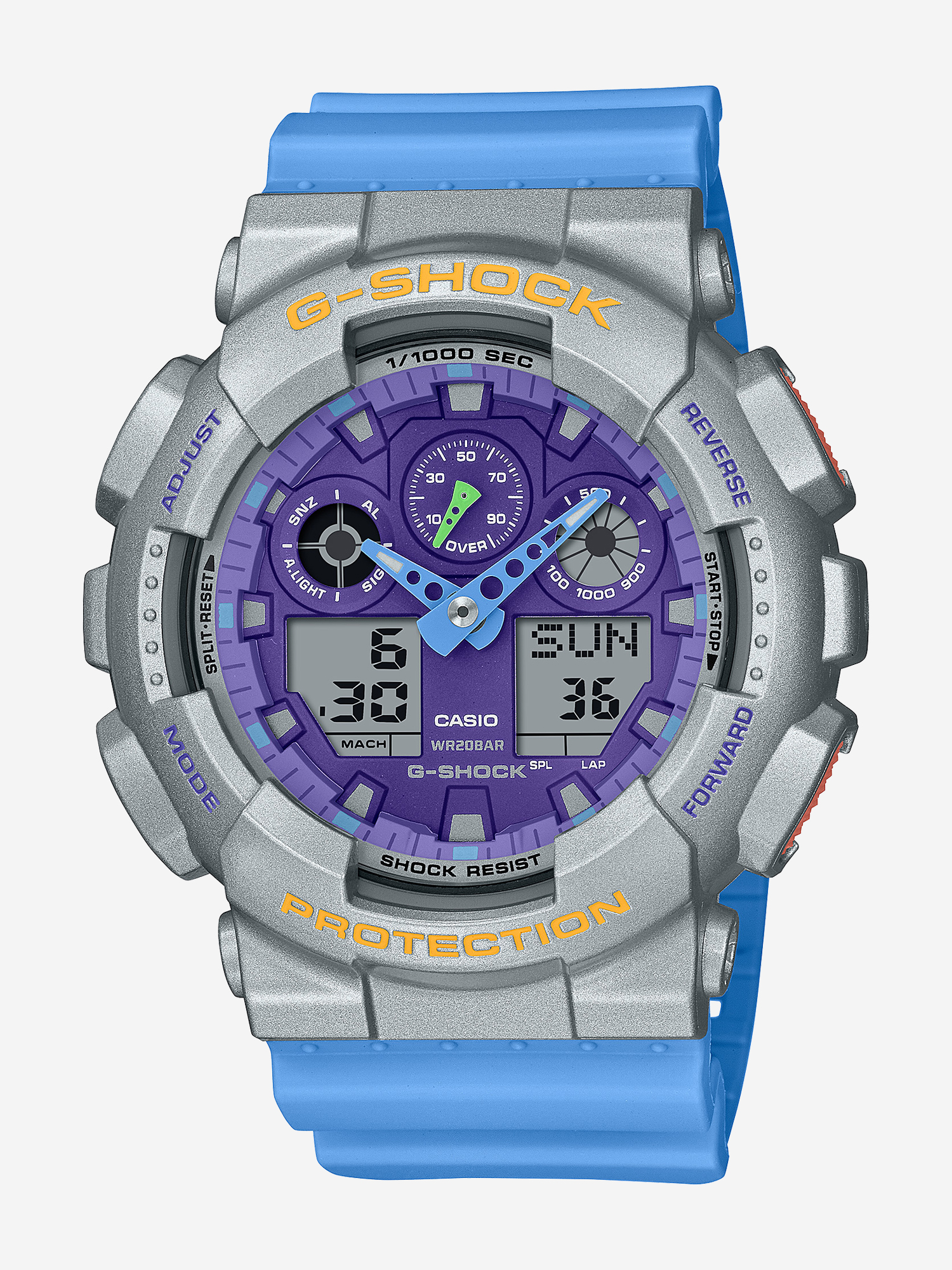 

Наручные часы Casio G-Shock GA-100EU-8A2, Голубой