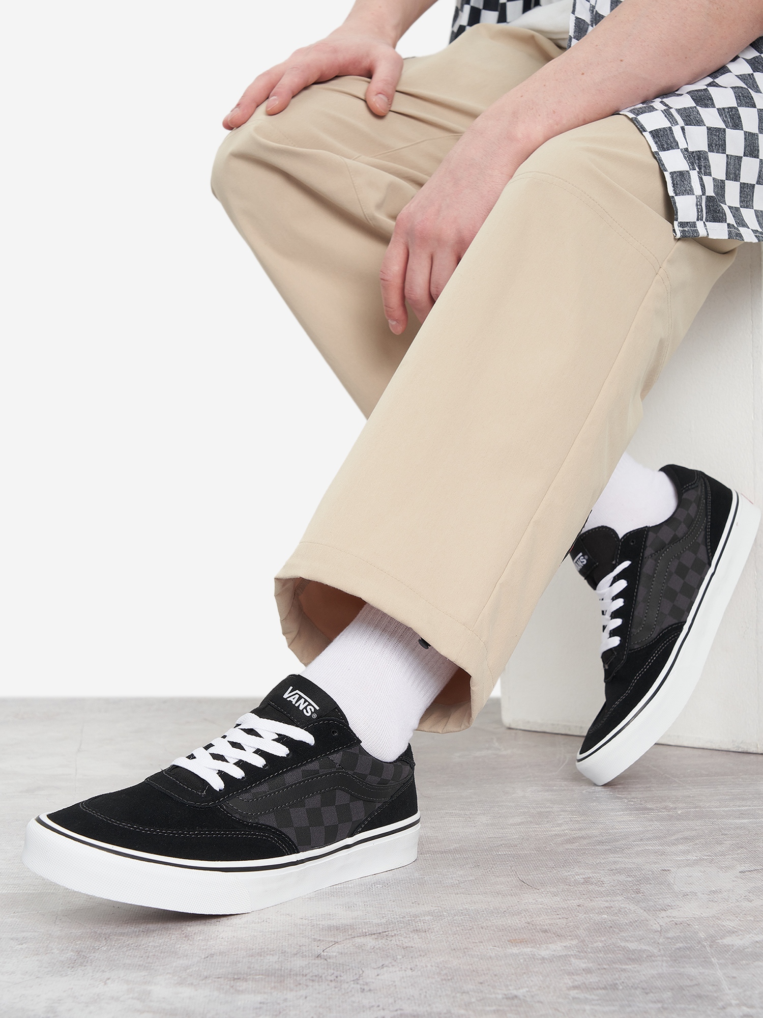 

Кеды мужские Vans Brooklyn Ls, Черный