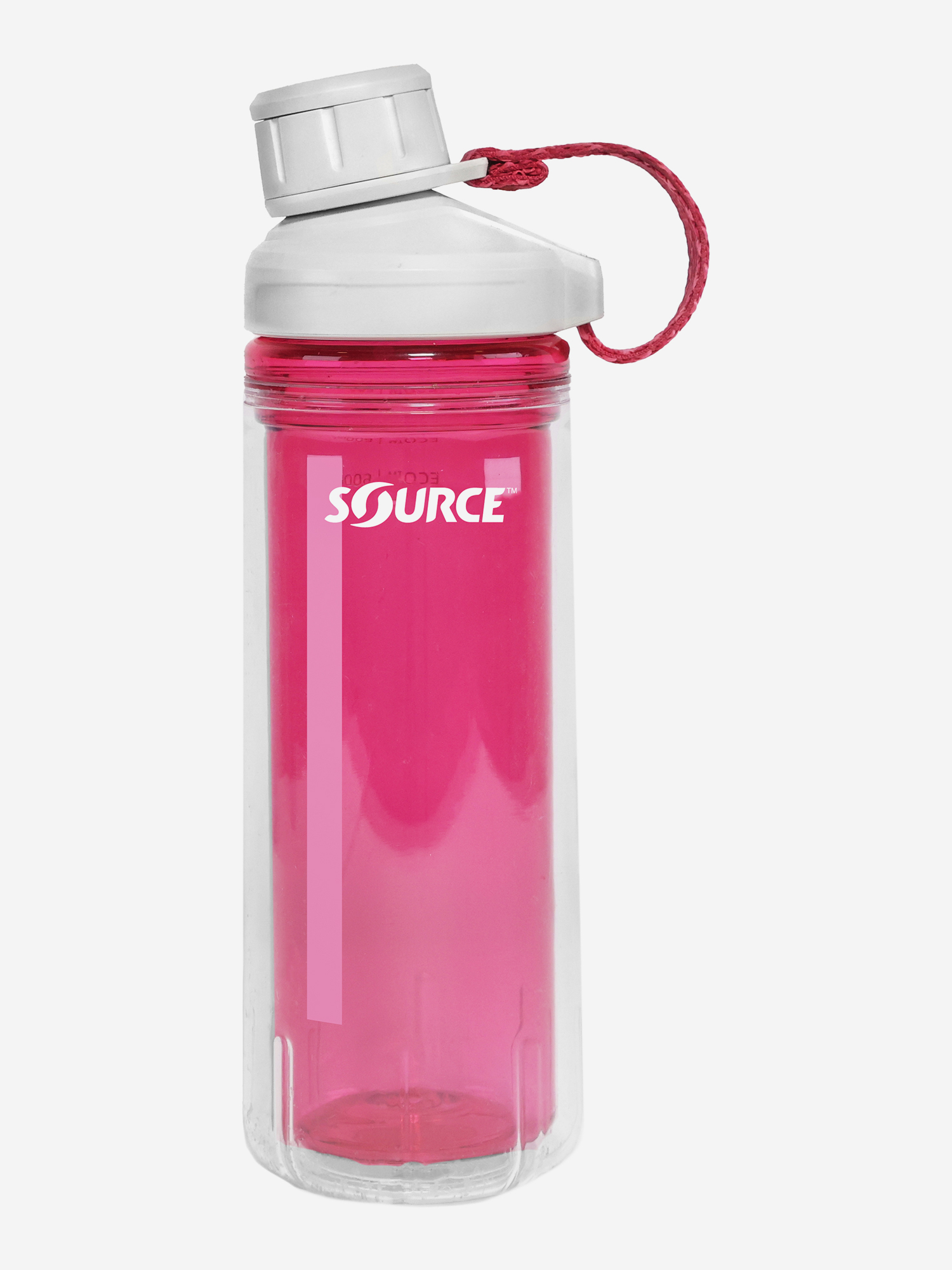 Бутылка Source Eco, 0.6 л, Розовый бутылка source terrain 0 71 л