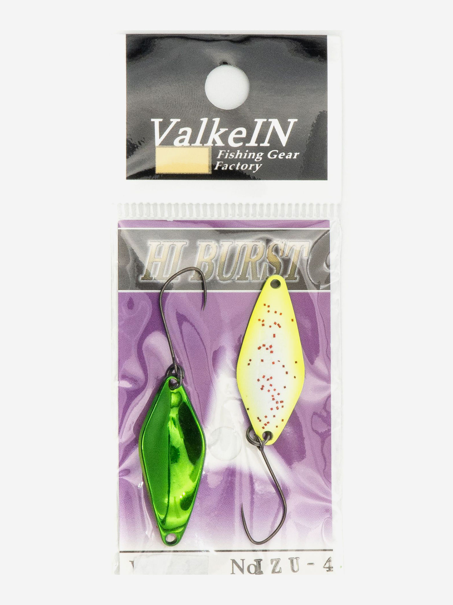 

Блесна ValkeIN Hi Burst,  г, IZU-04 Green Glow, Мультицвет