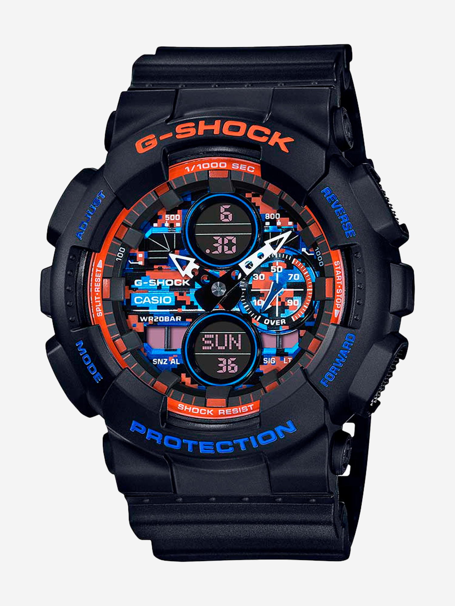 

Спортивные часы CASIO GA-140CT-1A, Черный
