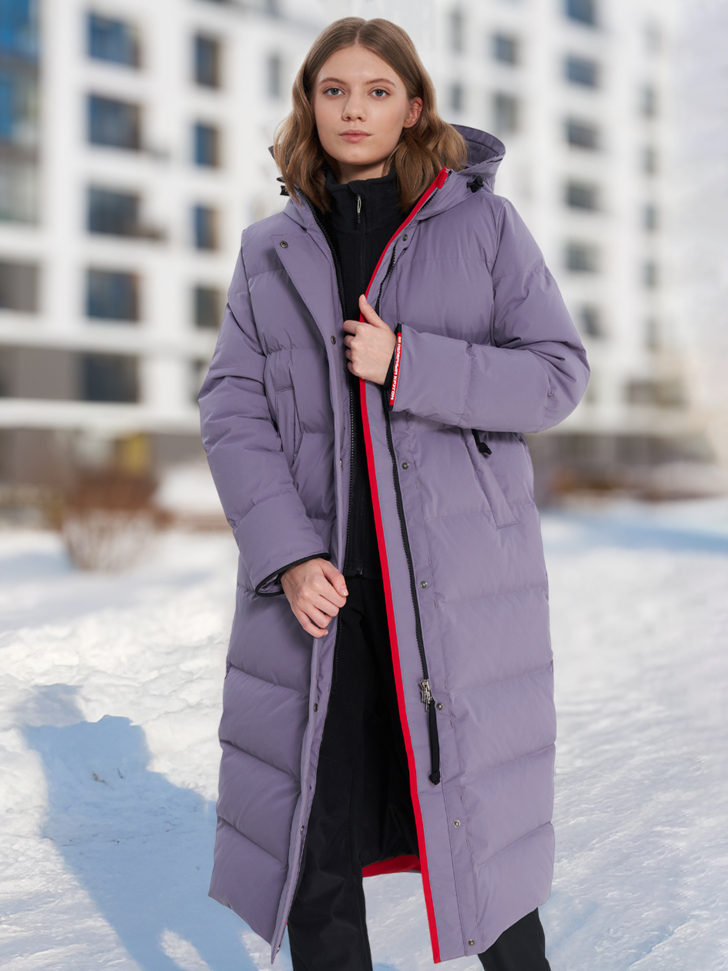 

Пальто пуховое женское Bask Eureka, Серый