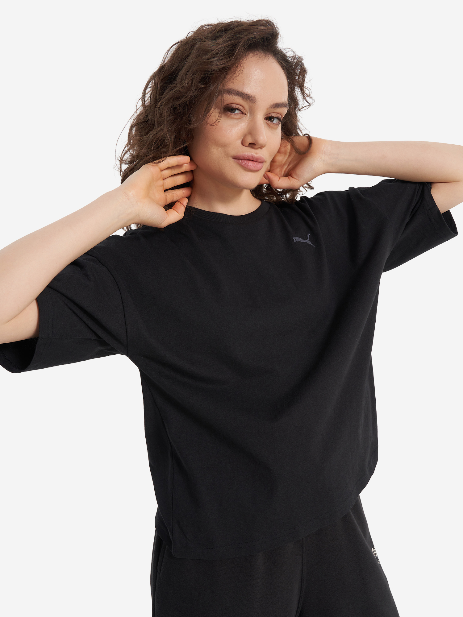 

Футболка женская оверсайз PUMA, Черный
