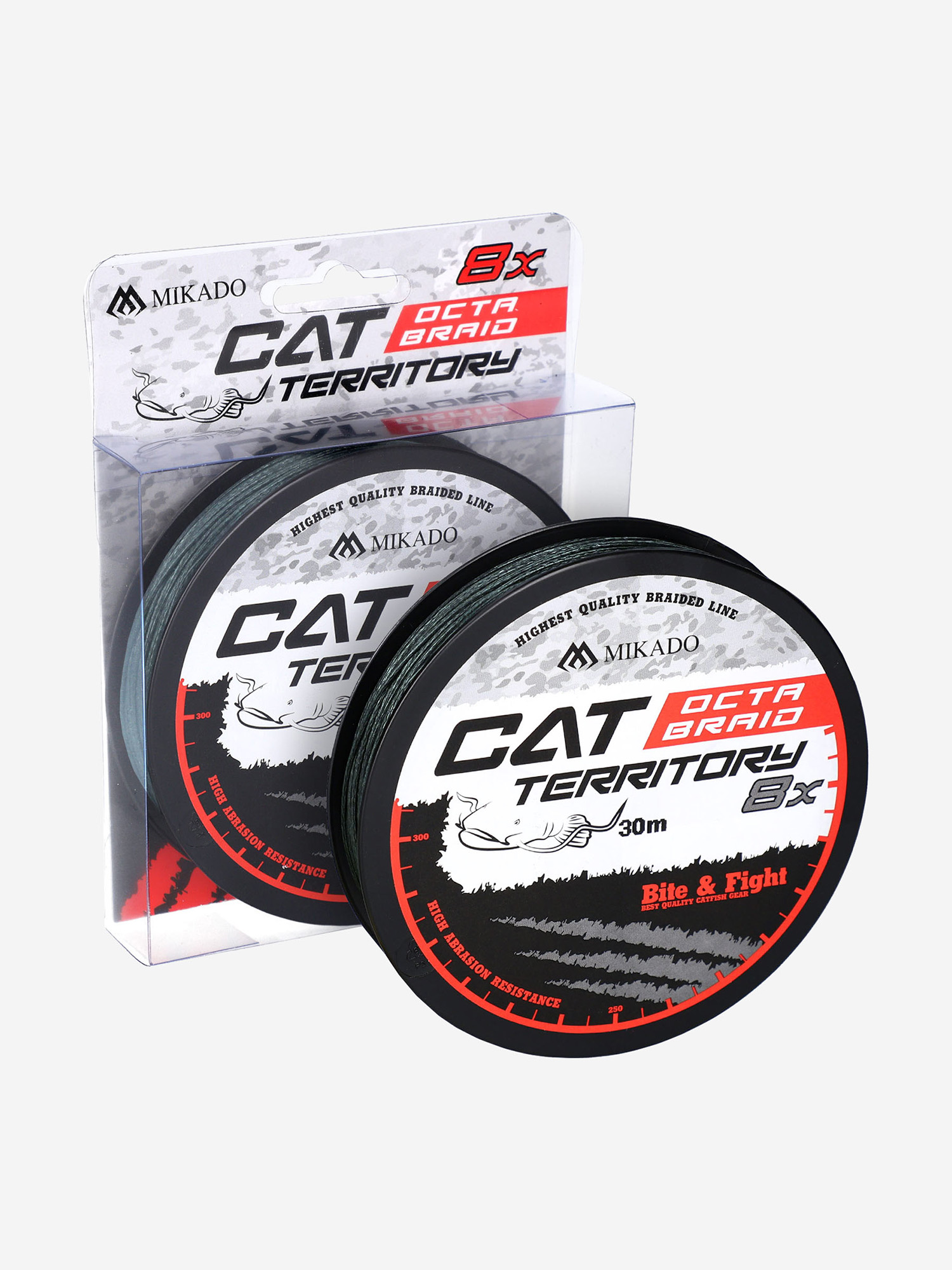 

Плетеный шнур Mikado CAT TERRITORY OCTA 1,20 green (30 м) - 153.00 кг., Зеленый