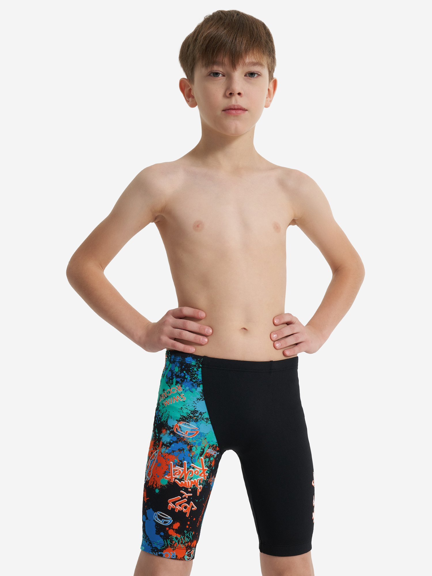 

Джаммеры для мальчиков Joss x Swim Rocket, Черный