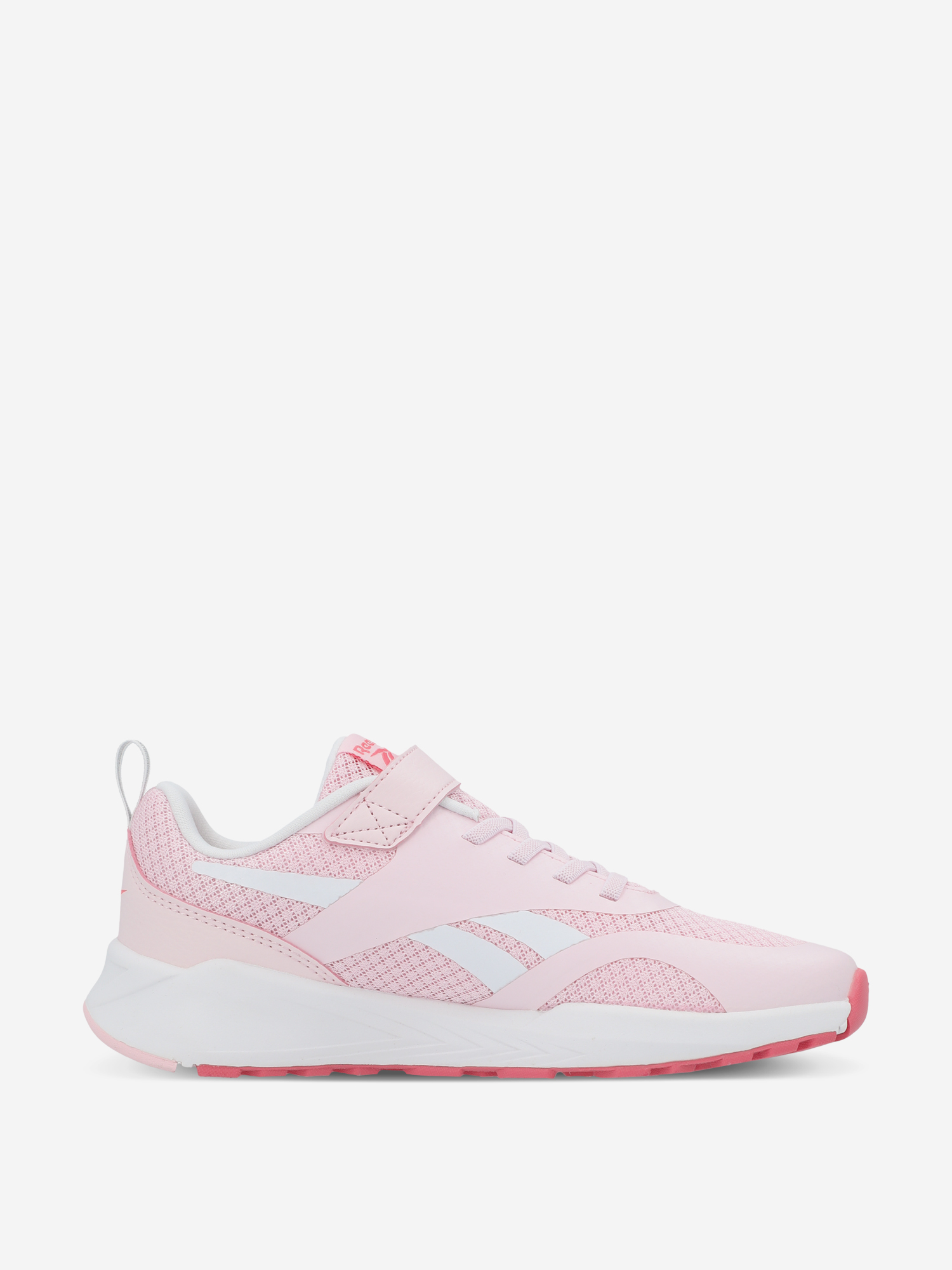фото Кроссовки для девочек reebok energen run elastic lace & top strap, розовый