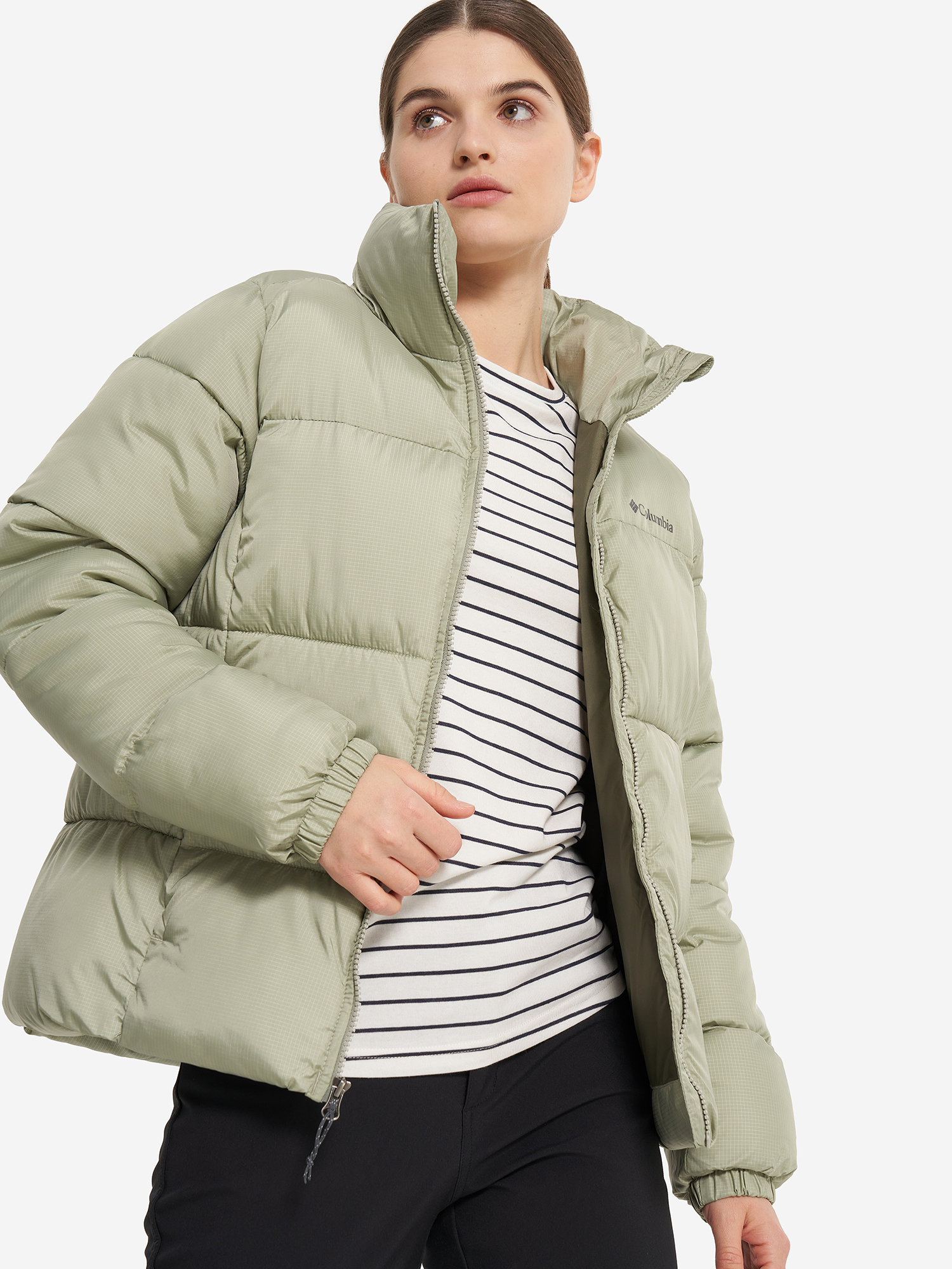 

Куртка утепленная женская Columbia Puffect II Full Zip Jacket, Зеленый