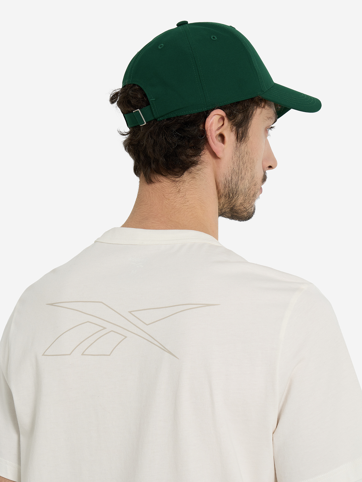 фото Бейсболка reebok badge, зеленый