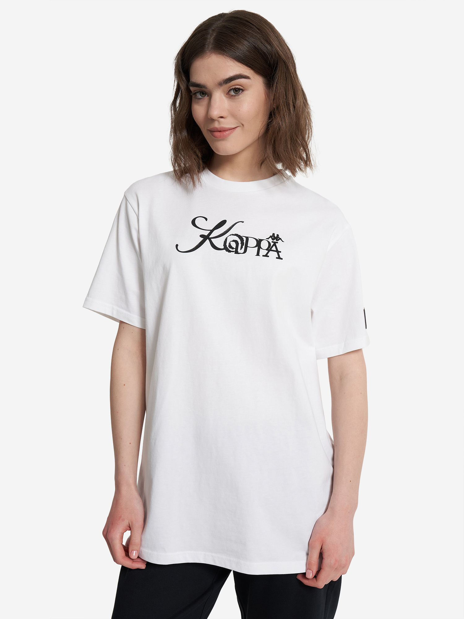 

Футболка женская оверсайз Kappa, Белый