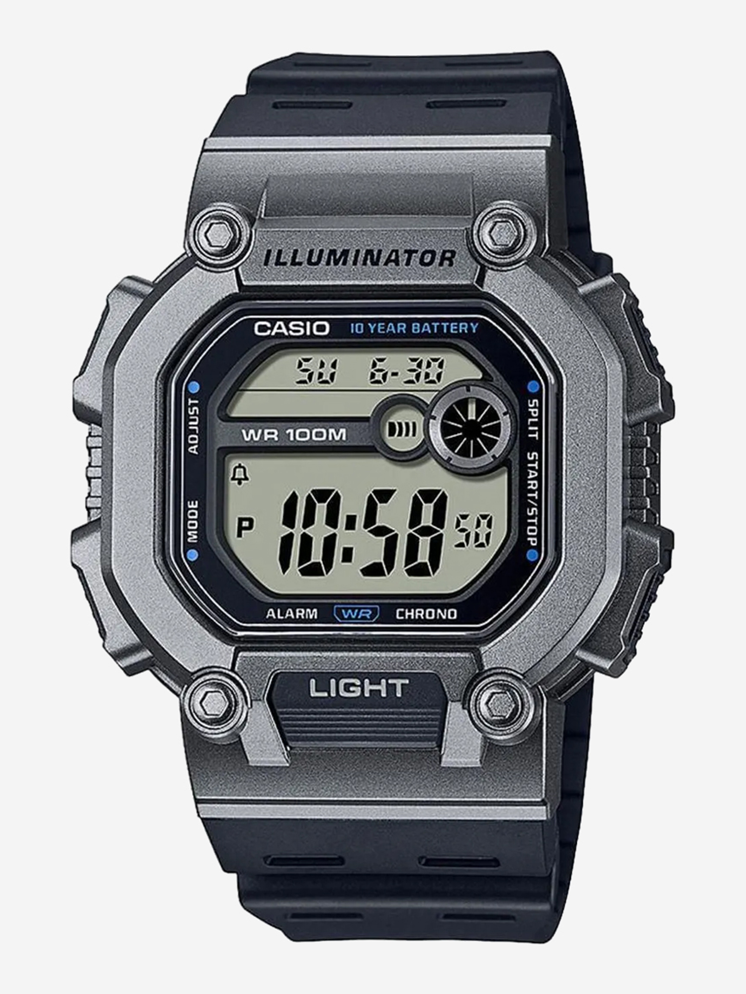 

Наручные часы Casio W-737H-1A2, Серый