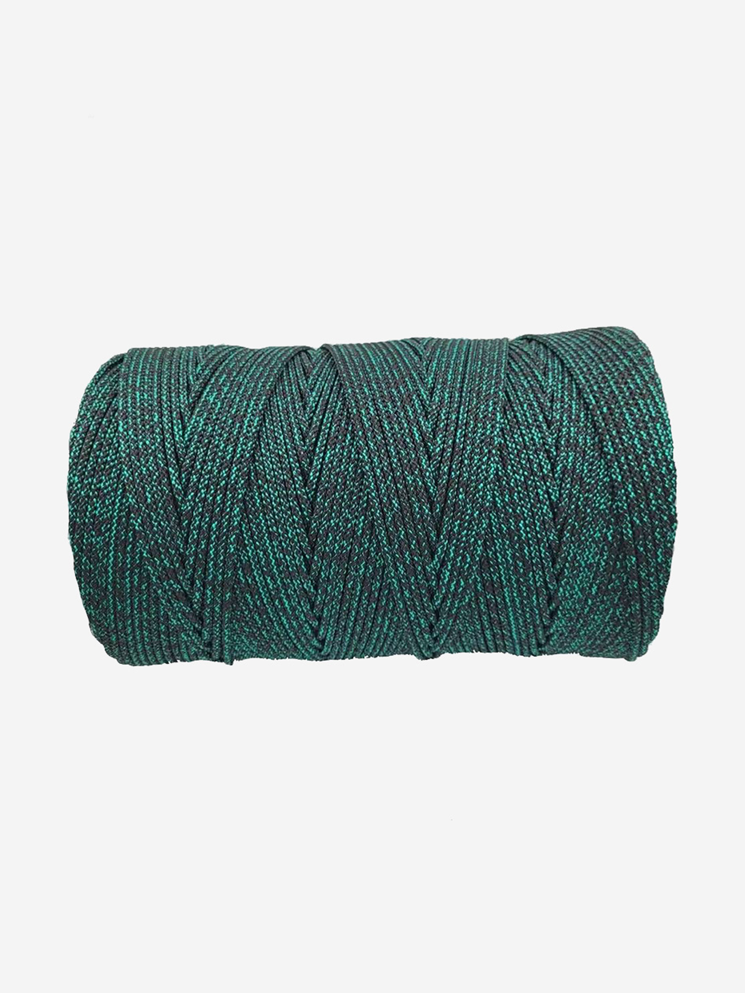 Шнур плетеный Петроканат СТАНДАРТ 6,0 мм (300 м), камуфлированный, евробобина, Зеленый