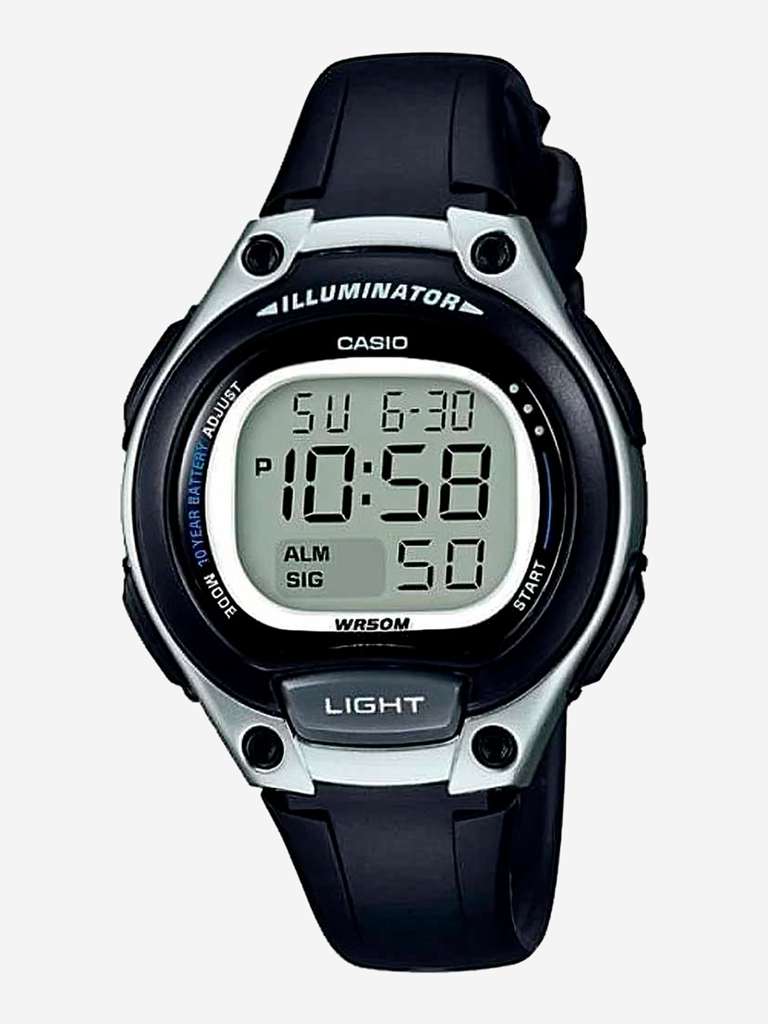 Изображение товара Спортивные часы Casio LW-203-1A для бега плавания и фитнеса унисекс