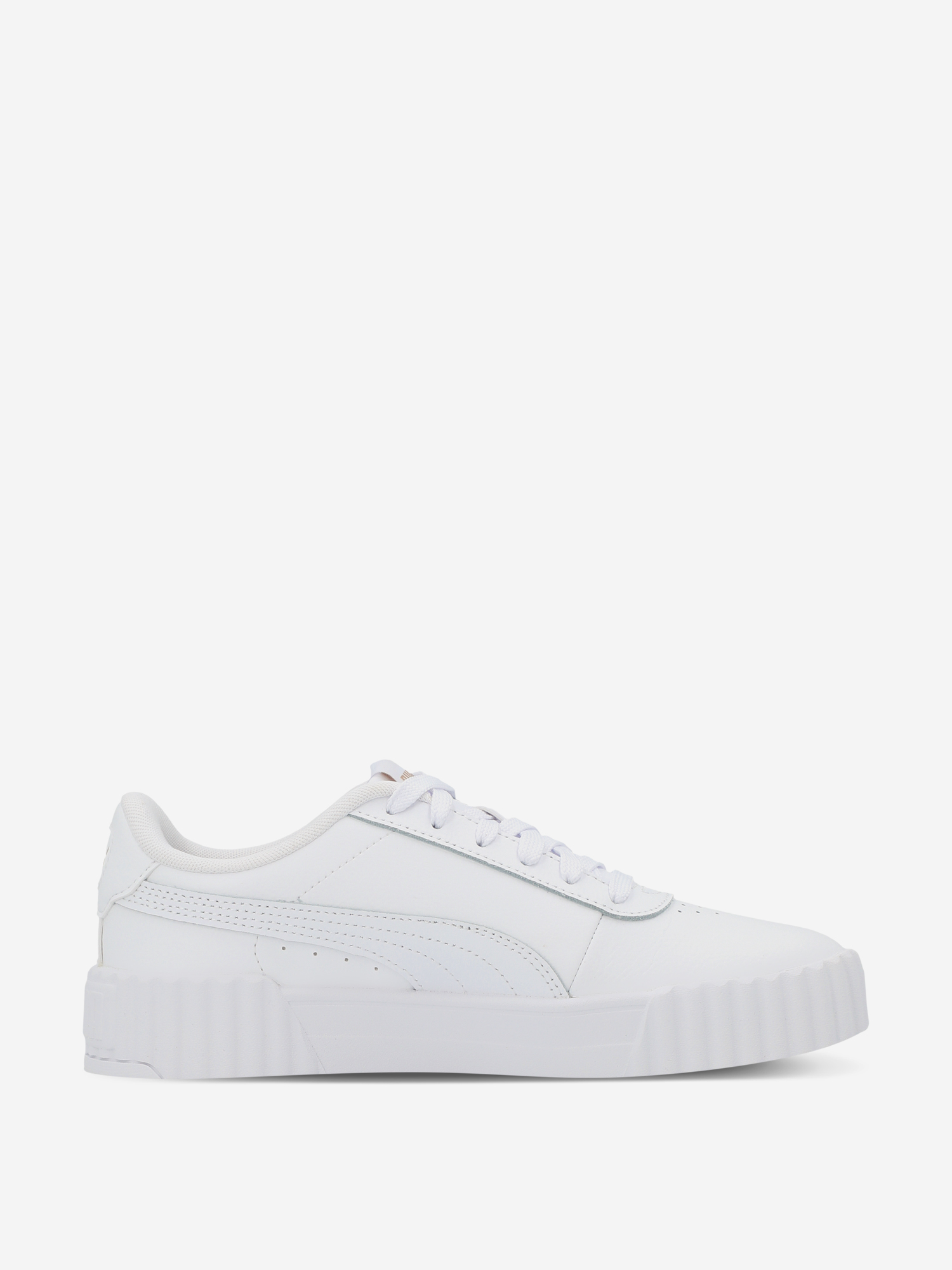 фото Кеды для девочек puma carina 3.0 jr, белый